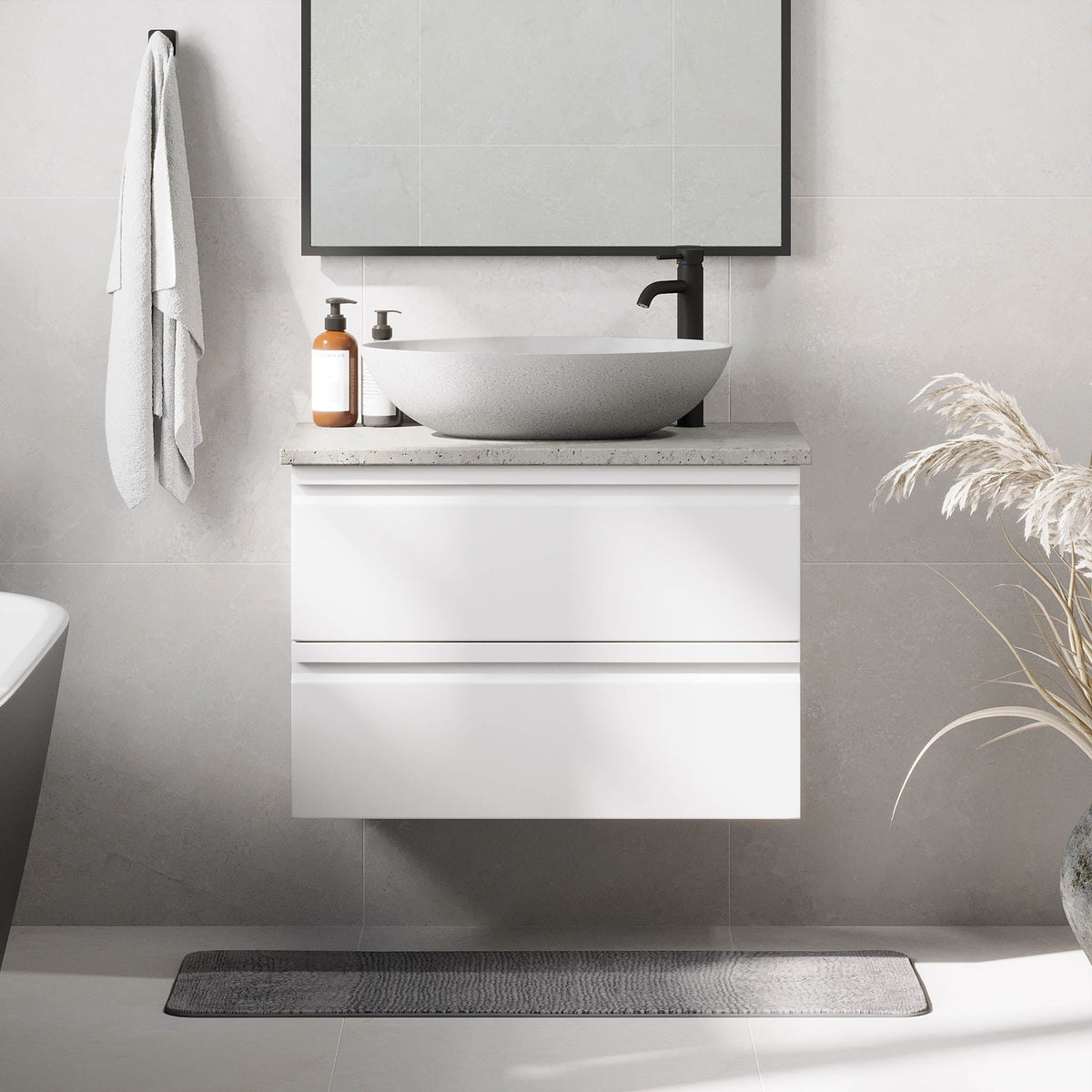 Odda, Furniture Set - Code, White Mat - 120 cm - MASTERSTORE - 8595677191219 - Furniture Set - Code - 74 - 120 - 16 - 01 - 40 - 8595677191219
