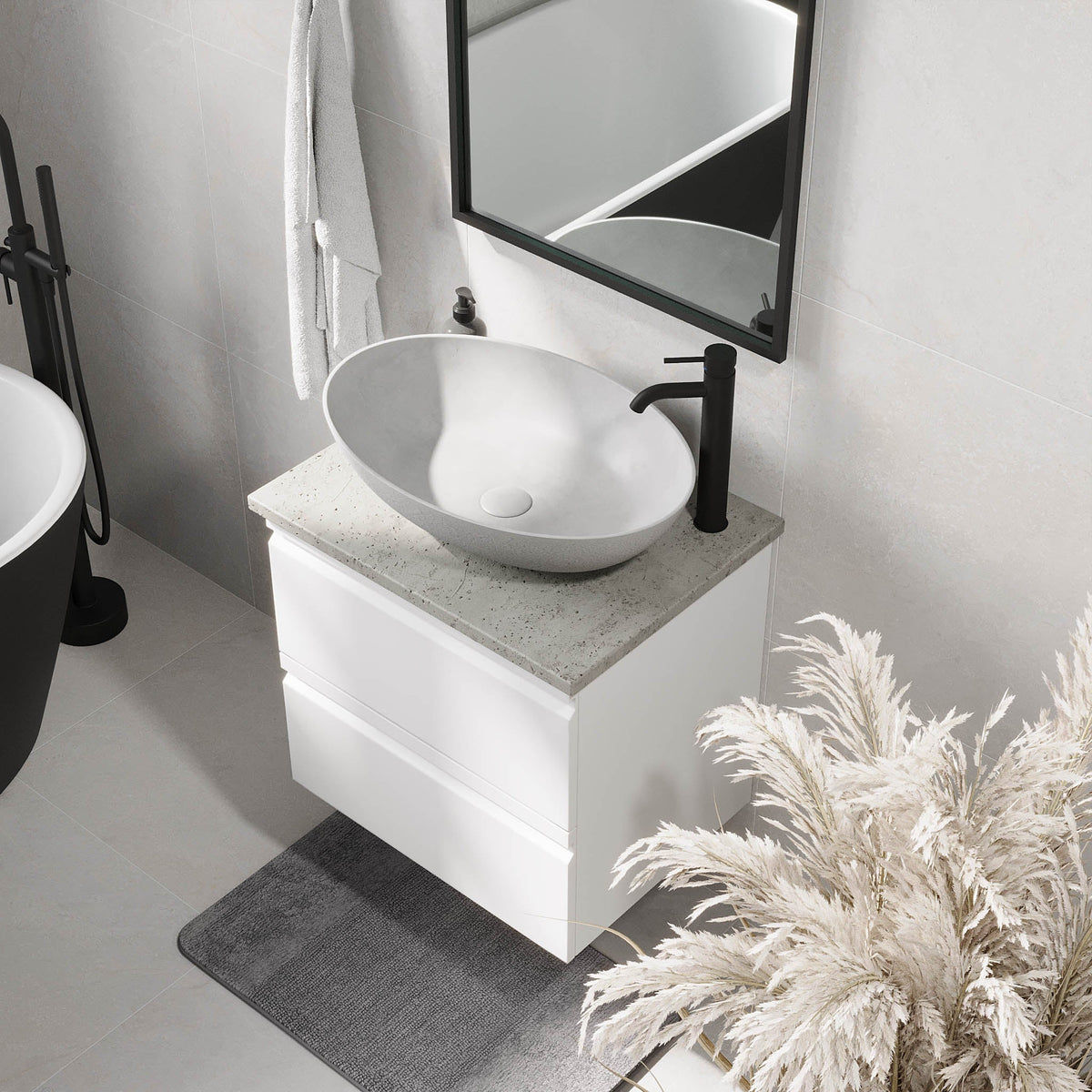 Odda, Furniture Set - Code, White Mat - 120 cm - MASTERSTORE - 8595677191233 - Furniture Set - Code - 74 - 120 - 16 - 01 - 42 - 8595677191233