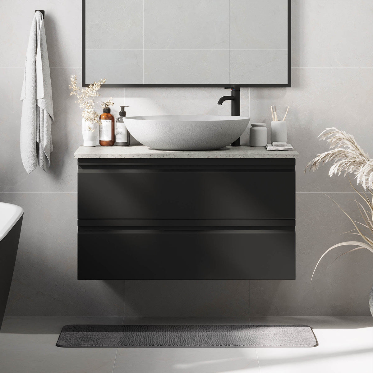 Odda, Furniture Set - Code, Black Mat - 80 cm - MASTERSTORE - 8595677191257 - Furniture Set - Code - 74 - 080 - 16 - 02 - 40 - 8595677191257
