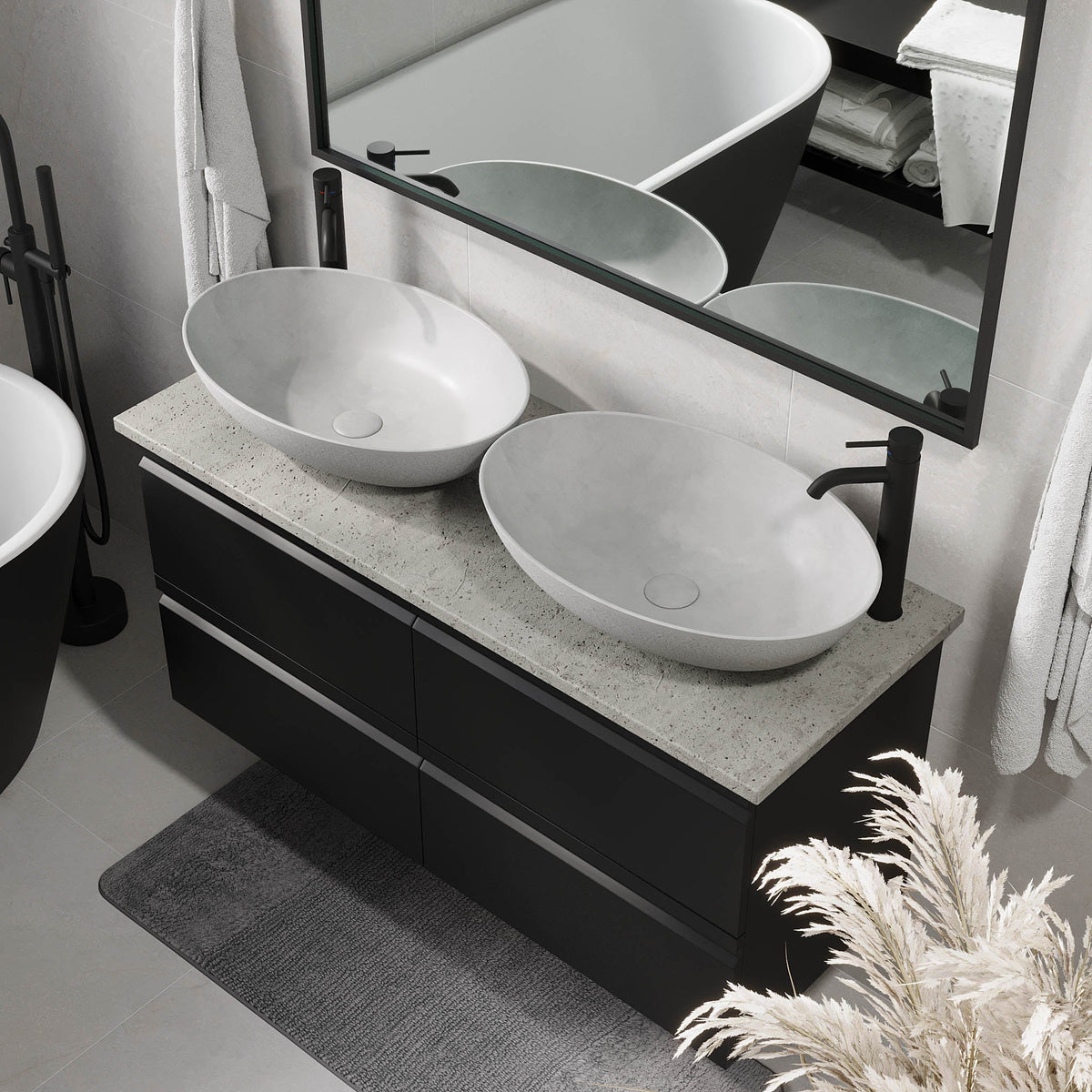 Odda, Furniture Set - Code, Black Mat - 100 cm - MASTERSTORE - 8595677191264 - Furniture Set - Code - 74 - 100 - 16 - 02 - 40 - 8595677191264