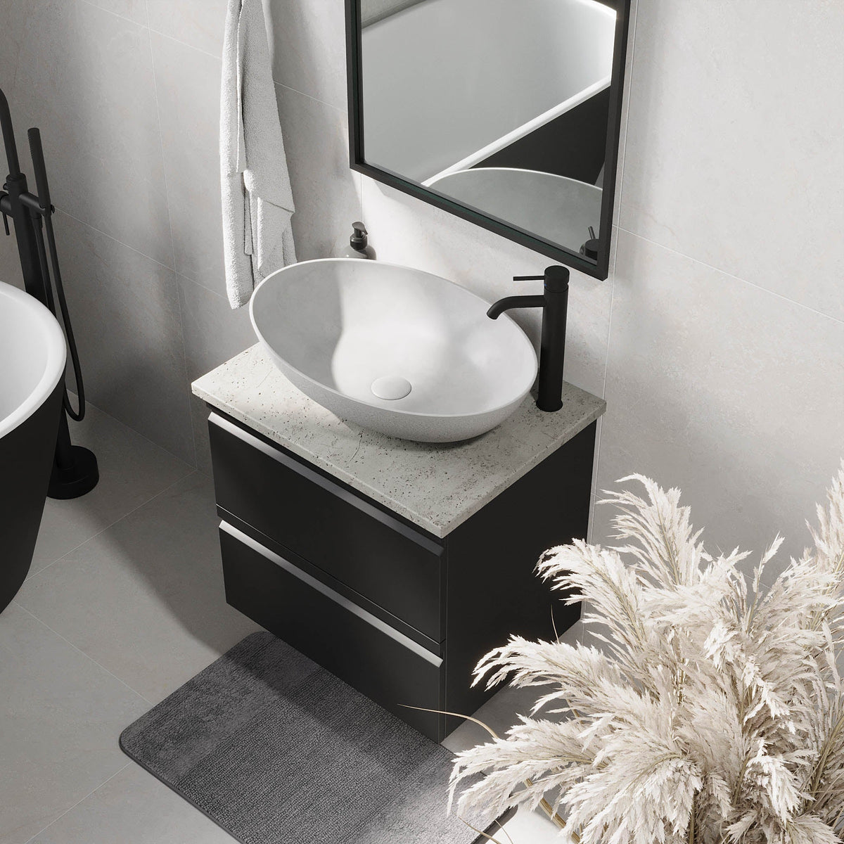 Odda, Furniture Set - Code, Black Mat - 120 cm - MASTERSTORE - 8595677191271 - Furniture Set - Code - 74 - 120 - 16 - 02 - 40 - 8595677191271