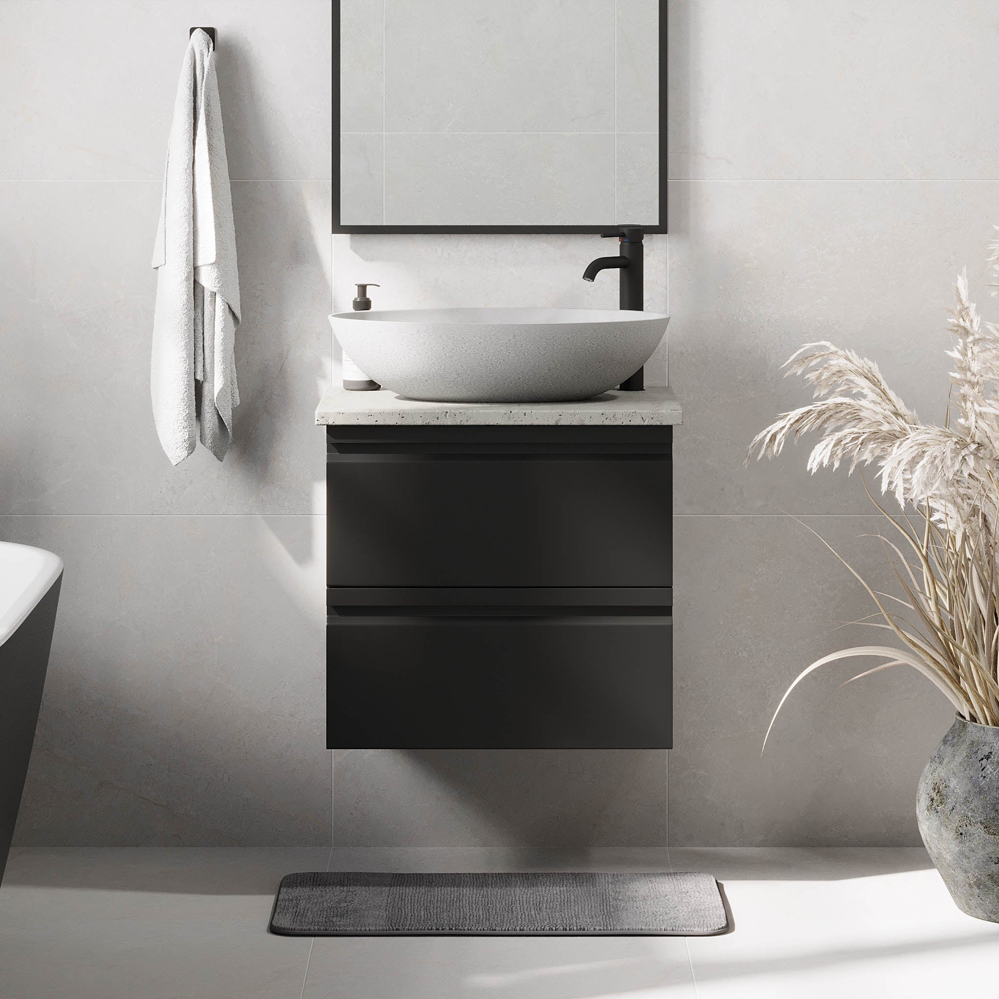 Odda, Furniture Set - Code, Black Mat - 120 cm - MASTERSTORE - 8595677191295 - Furniture Set - Code - 74 - 120 - 16 - 02 - 42 - 8595677191295