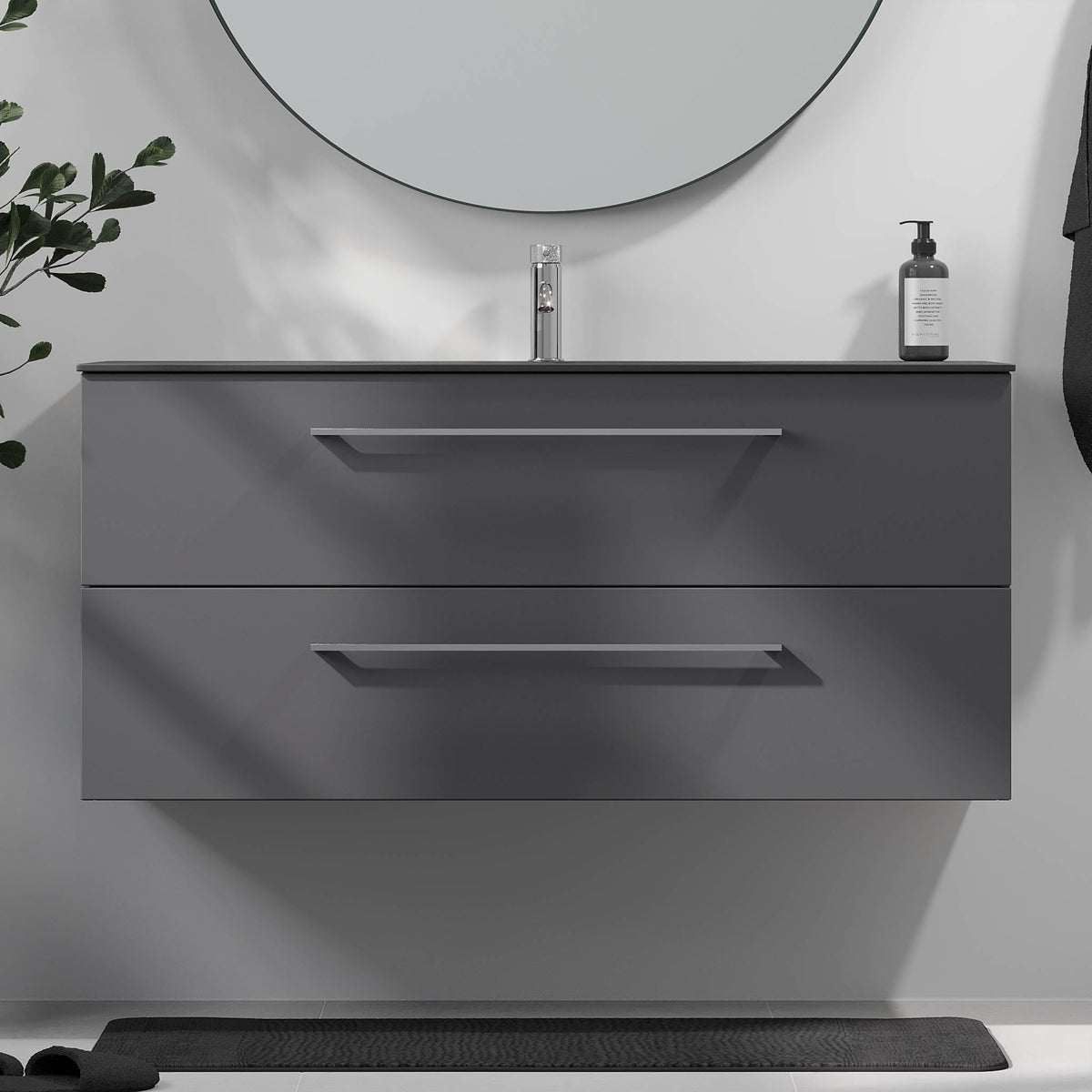 Horten, Furniture Set - Code, Grey Anthracite - 120 cm - MASTERSTORE - 8595677192230 - Furniture Set - Code - 75 - 120 - 60 - 43 - 42 - 8595677192230