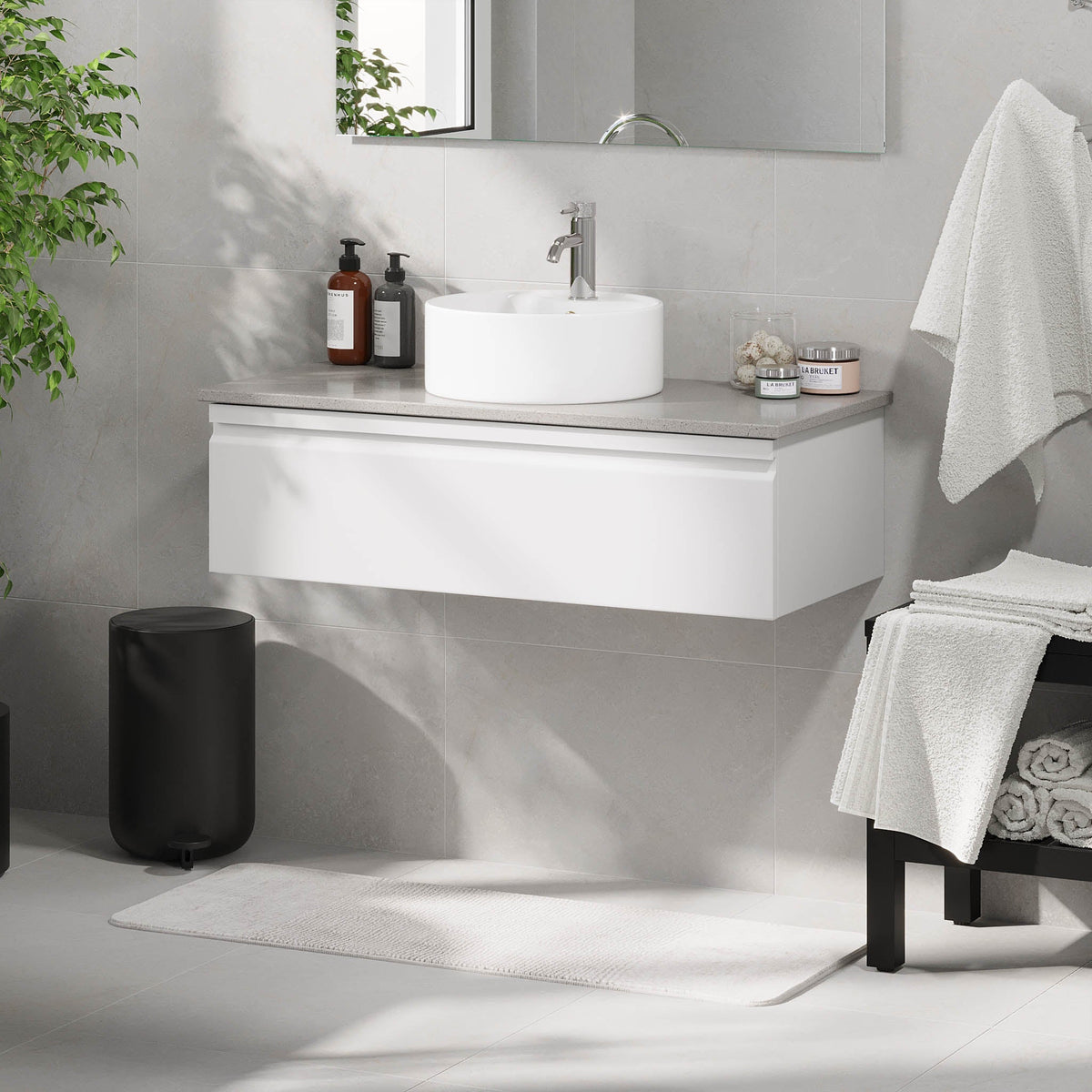 Mirage, Furniture Set - Code, White Mat - 100 cm - MASTERSTORE - 8595677192612 - Furniture Set - Code - 89 - 100 - 03 - 01 - 40 - 8595677192612