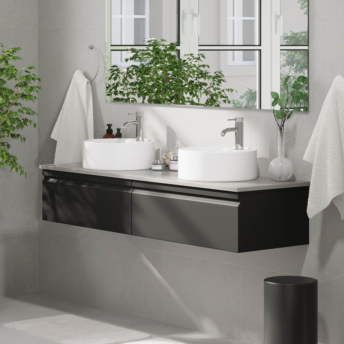 Mirage, Furniture Set - Code, Black Mat - 120 cm - MASTERSTORE - 8595677192773 - Furniture Set - Code - 89 - 120 - 03 - 02 - 40 - 8595677192773