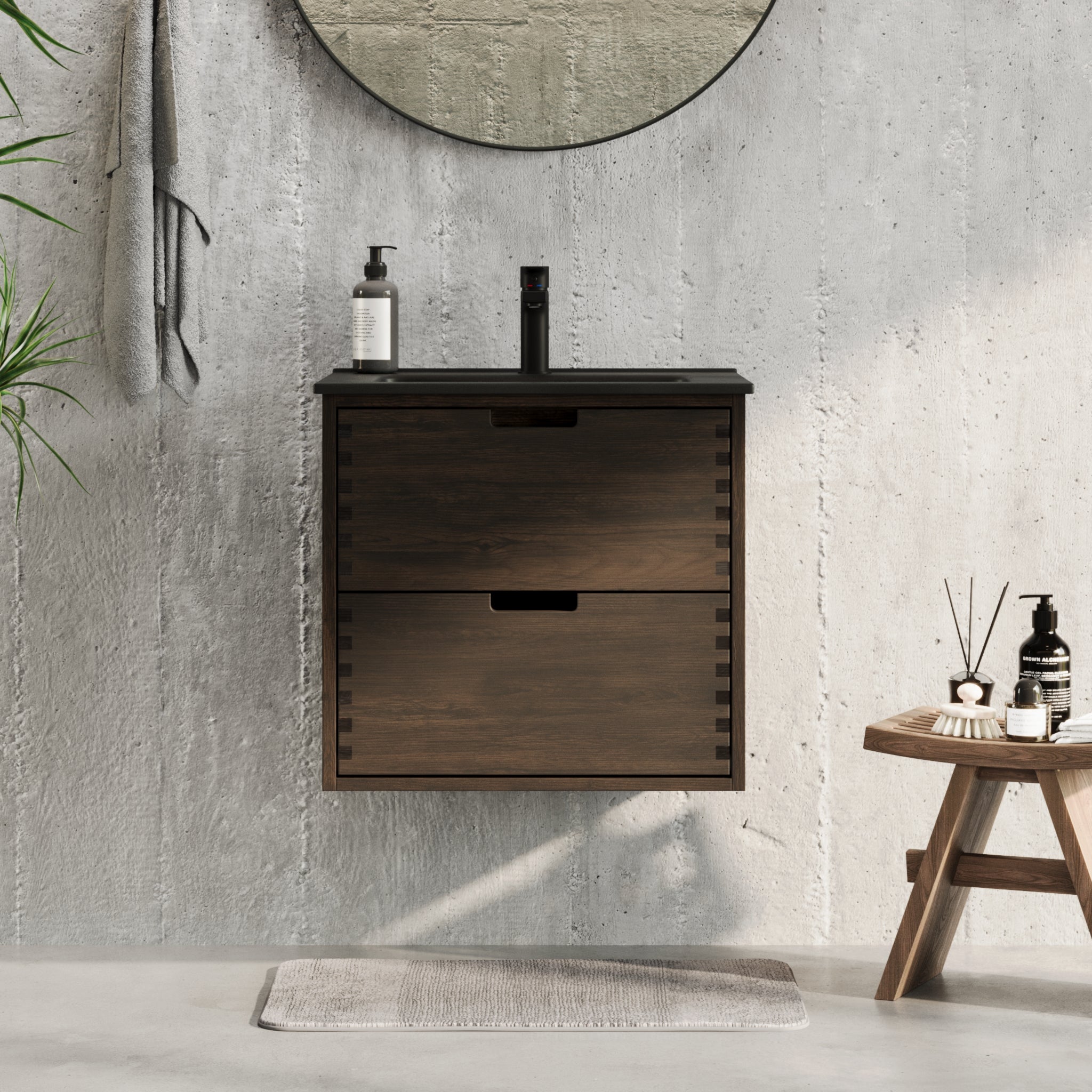 Troldeskoven, Furniture Set - Code, Oak Black - 100 cm - MASTERSTORE - 8595677193855 - Furniture Set - Code - 96 - 100 - 56 - 82 - 40 - 8595677193855