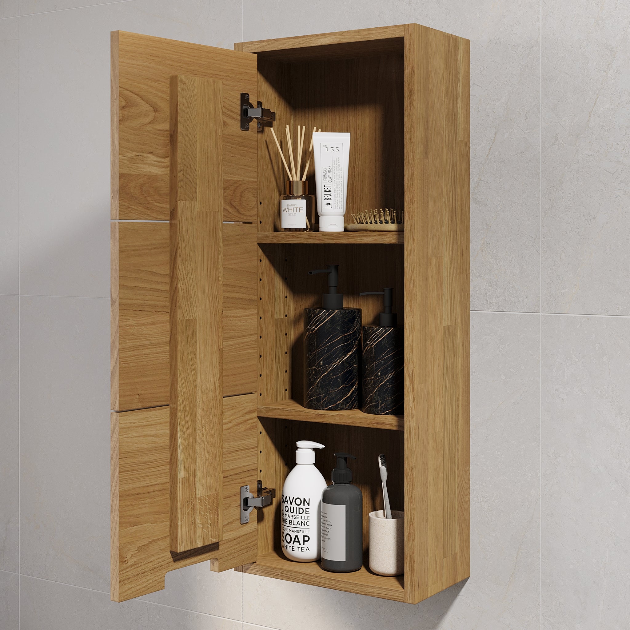 Egeskov, Furniture Set - High Cabinet, Oak - 35 cm - MASTERSTORE - 8595677194098 - Furniture Set - Code - 96-035-52-86-42 - 8595677194098