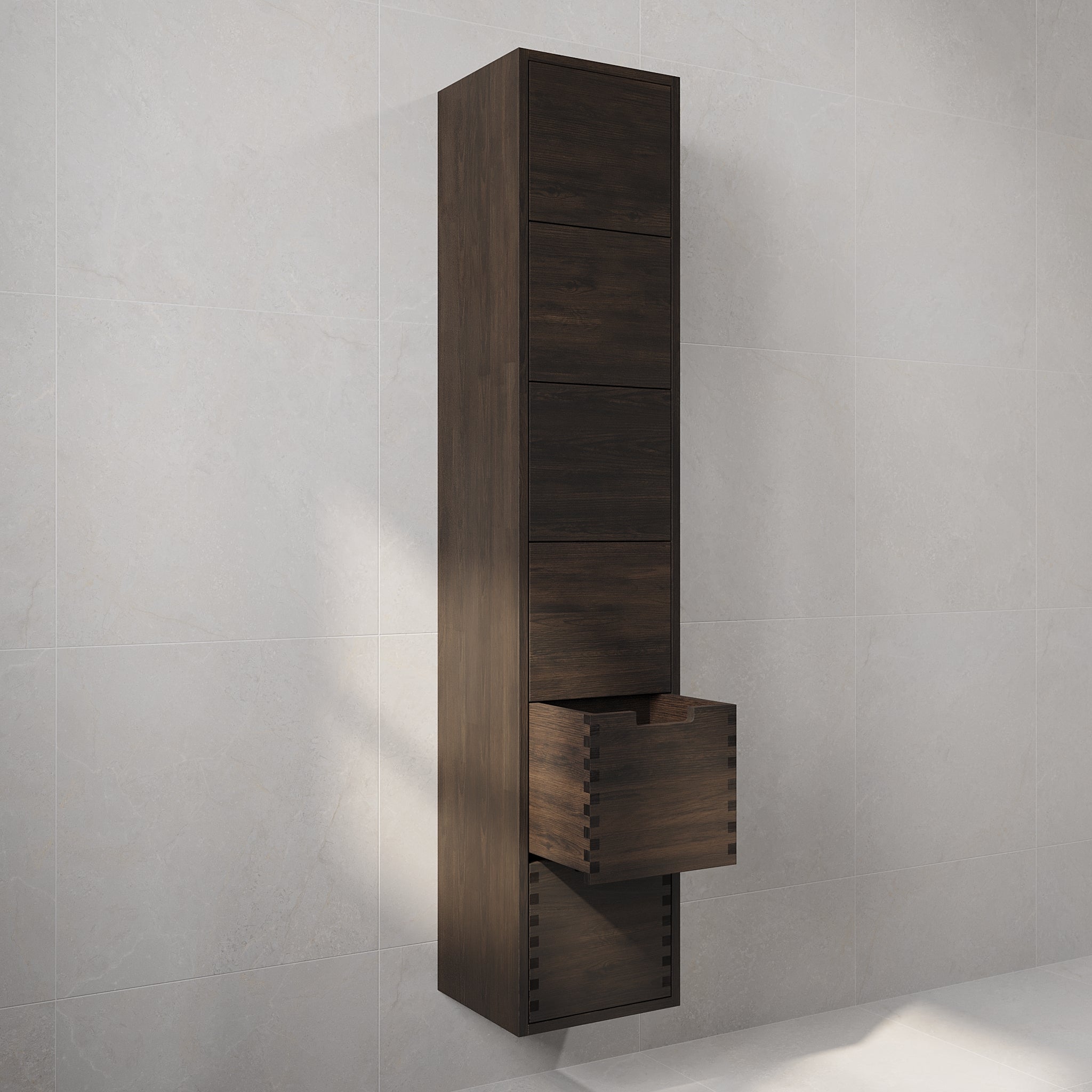Egeskov, Furniture Set - High Cabinet, Oak Black - 35 cm - MASTERSTORE - 8595677194128 - Furniture Set - Code - 96-035-52-82-42 - 8595677194128