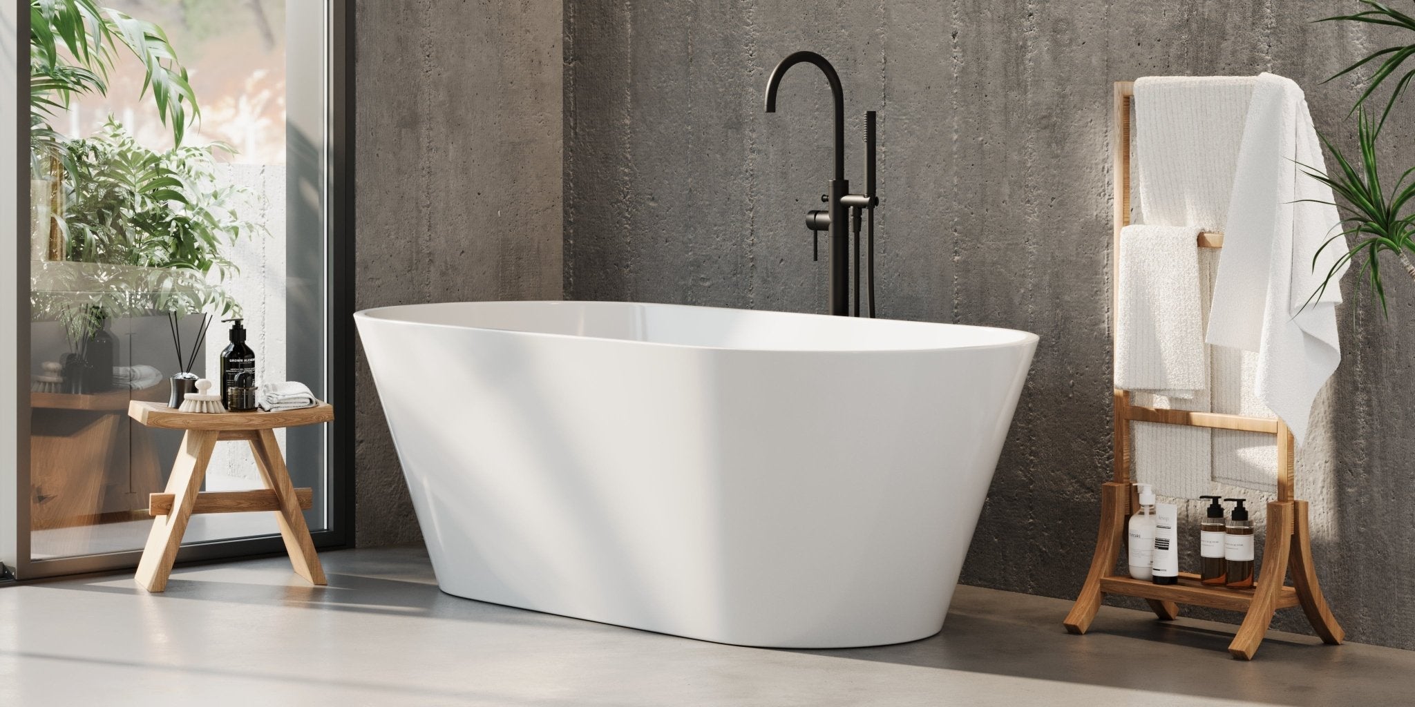 Edison, Bathtub, White Glossy - 170 cm - MASTERSTORE - 8595677194258 - Bathtub - 47-170-15-11-02 - 8595677194258