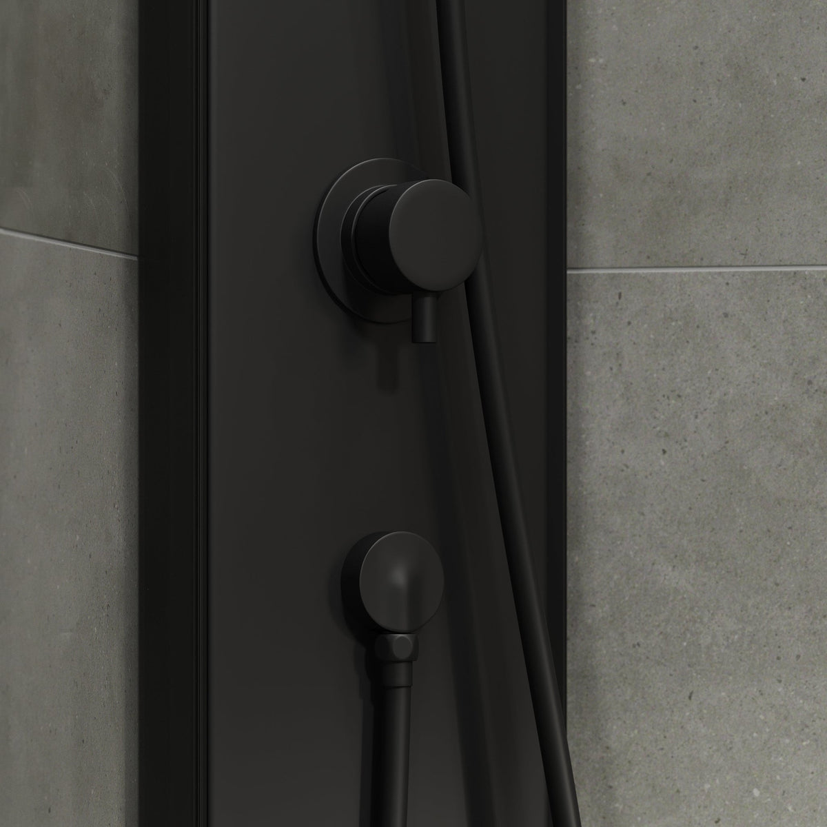 Austin, Shower Cabin Set - Code, Clear/Black - 90 cm - MASTERSTORE - 8595677199468 - Shower Cabin Set - Code - 20 - 090 - 14 - 02 - 02 - 8595677199468