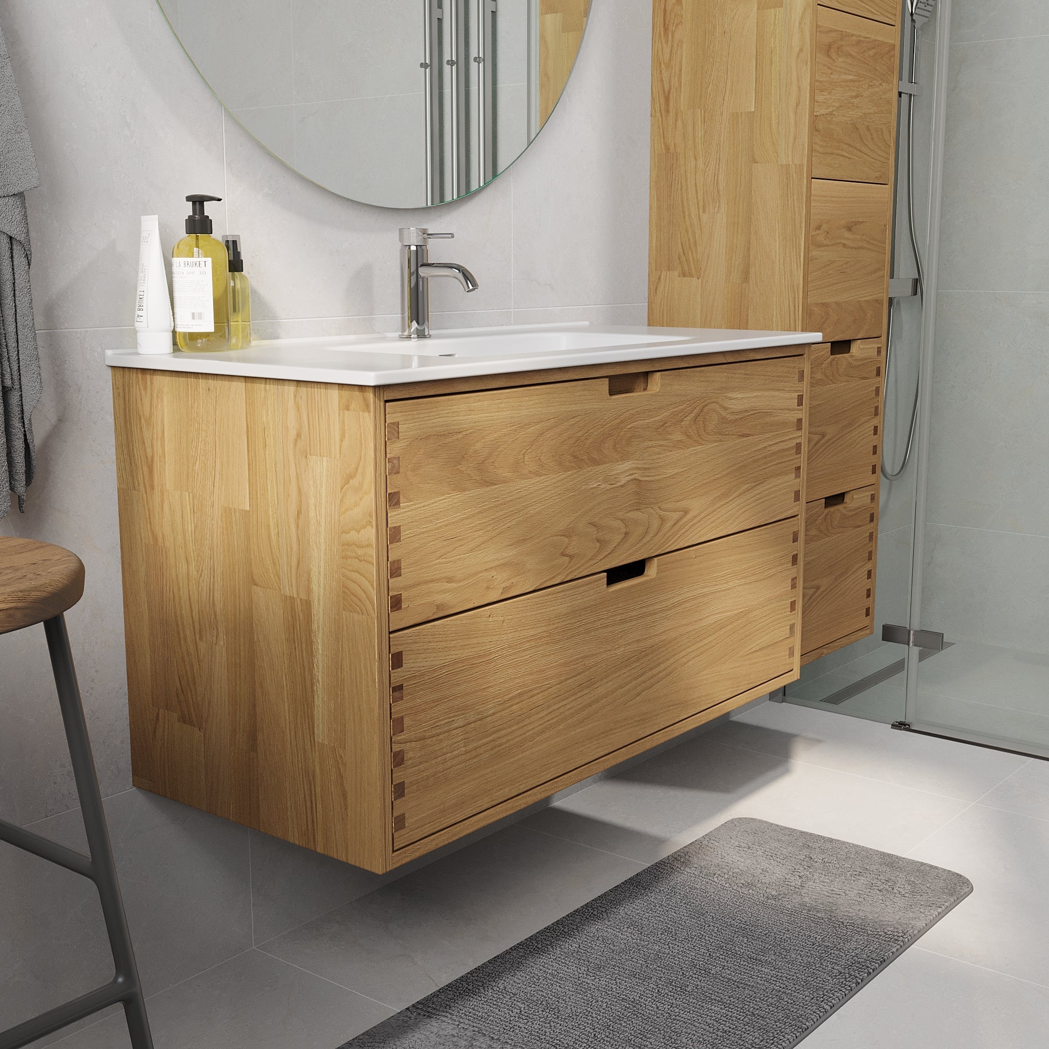 Gribskov, Furniture Set - Code, Oak - 80 cm - MASTERSTORE - 8595677199505 - Furniture Set - Code - 96 - 080 - 54 - 86 - 40 - 8595677199505