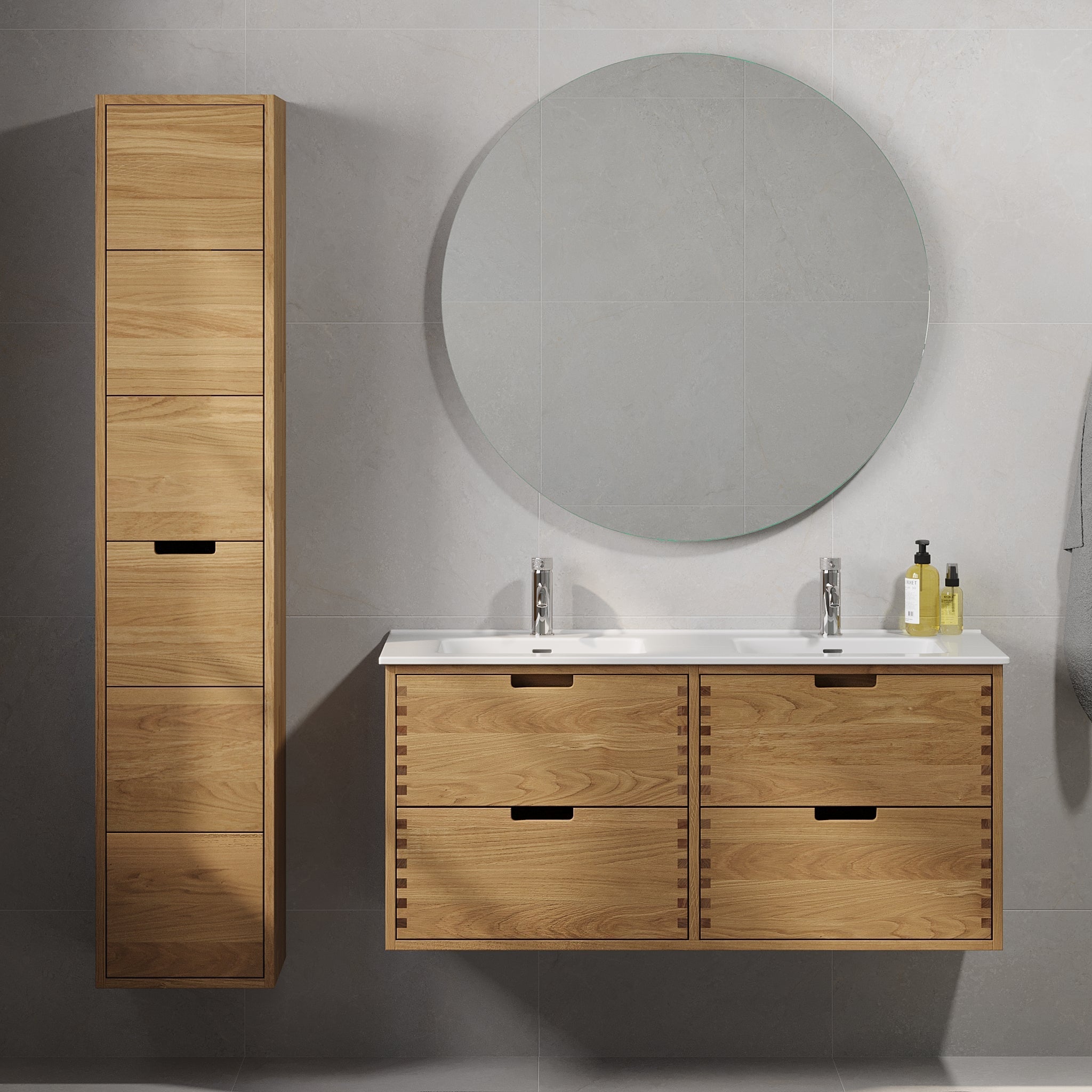 Gribskov, Furniture Set - Code, Oak - 120 cm - MASTERSTORE - 8595677199529 - Furniture Set - Code - 96 - 120 - 54 - 86 - 40 - 8595677199529