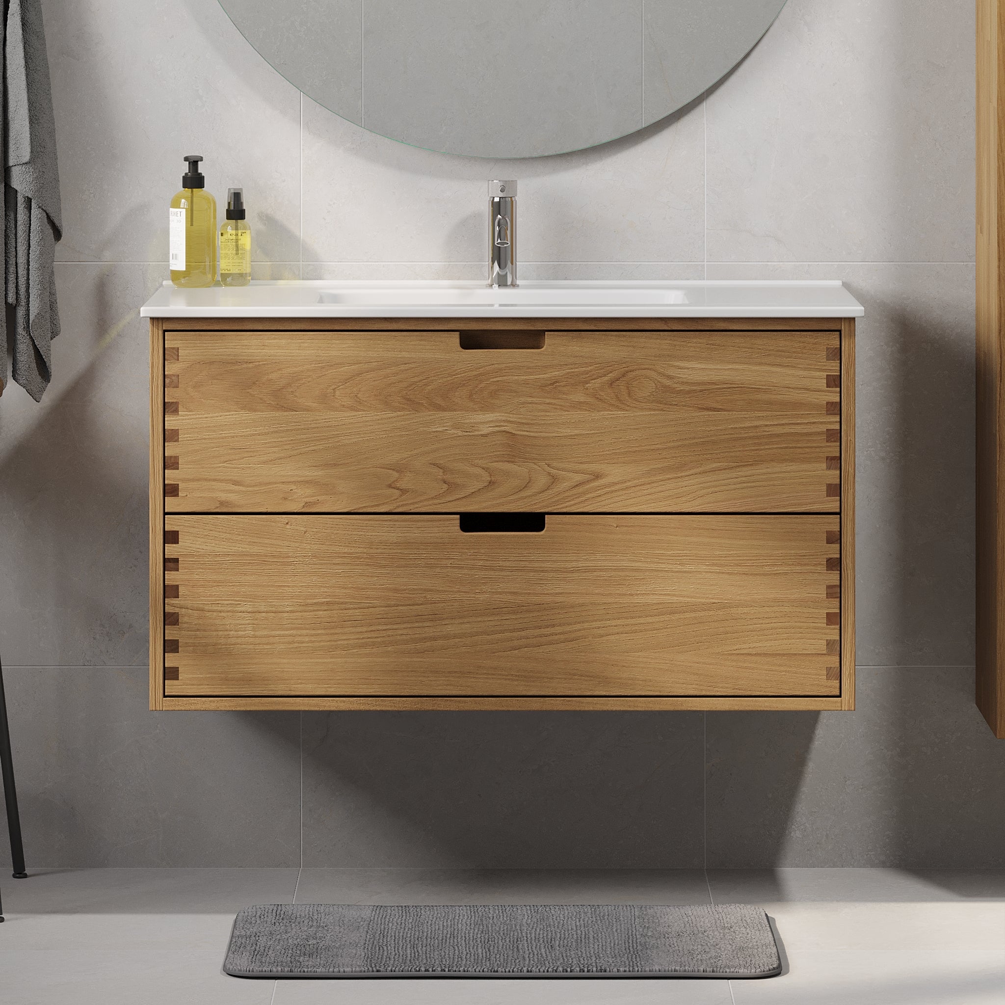 Gribskov, Furniture Set - Code, Oak - 120 cm - MASTERSTORE - 8595677199529 - Furniture Set - Code - 96 - 120 - 54 - 86 - 40 - 8595677199529