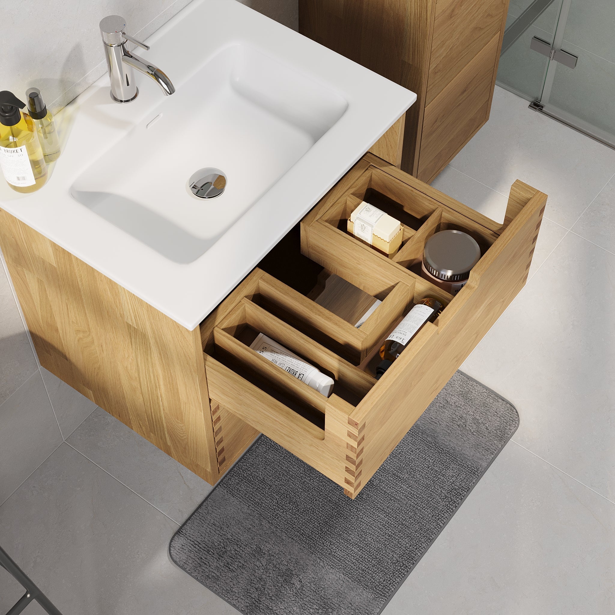 Gribskov, Furniture Set - Code, Oak - 120 cm - MASTERSTORE - 8595677199529 - Furniture Set - Code - 96 - 120 - 54 - 86 - 40 - 8595677199529