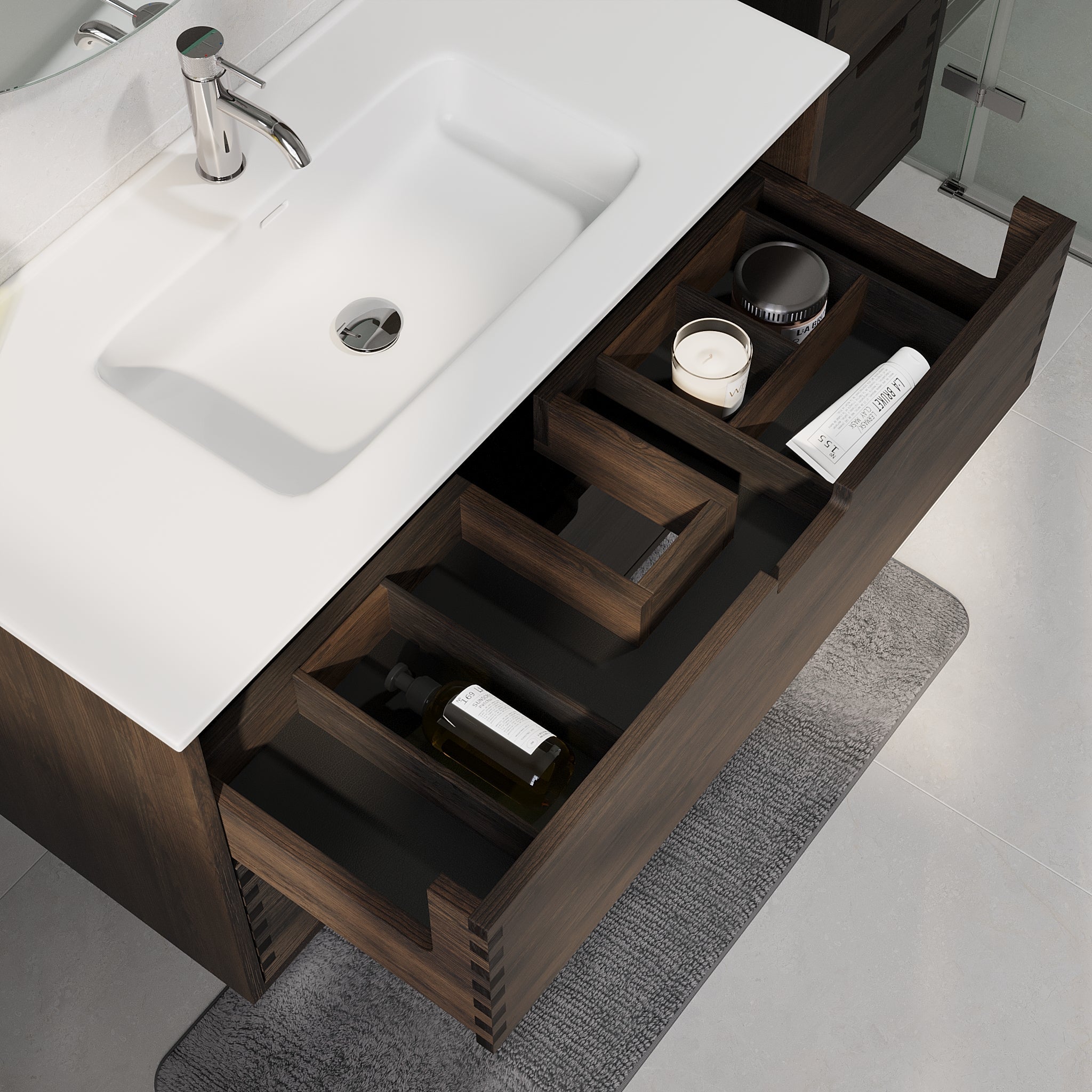 Gribskov, Furniture Set - Code, Oak Black - 80 cm - MASTERSTORE - 8595677199574 - Furniture Set - Code - 96 - 080 - 54 - 82 - 40 - 8595677199574