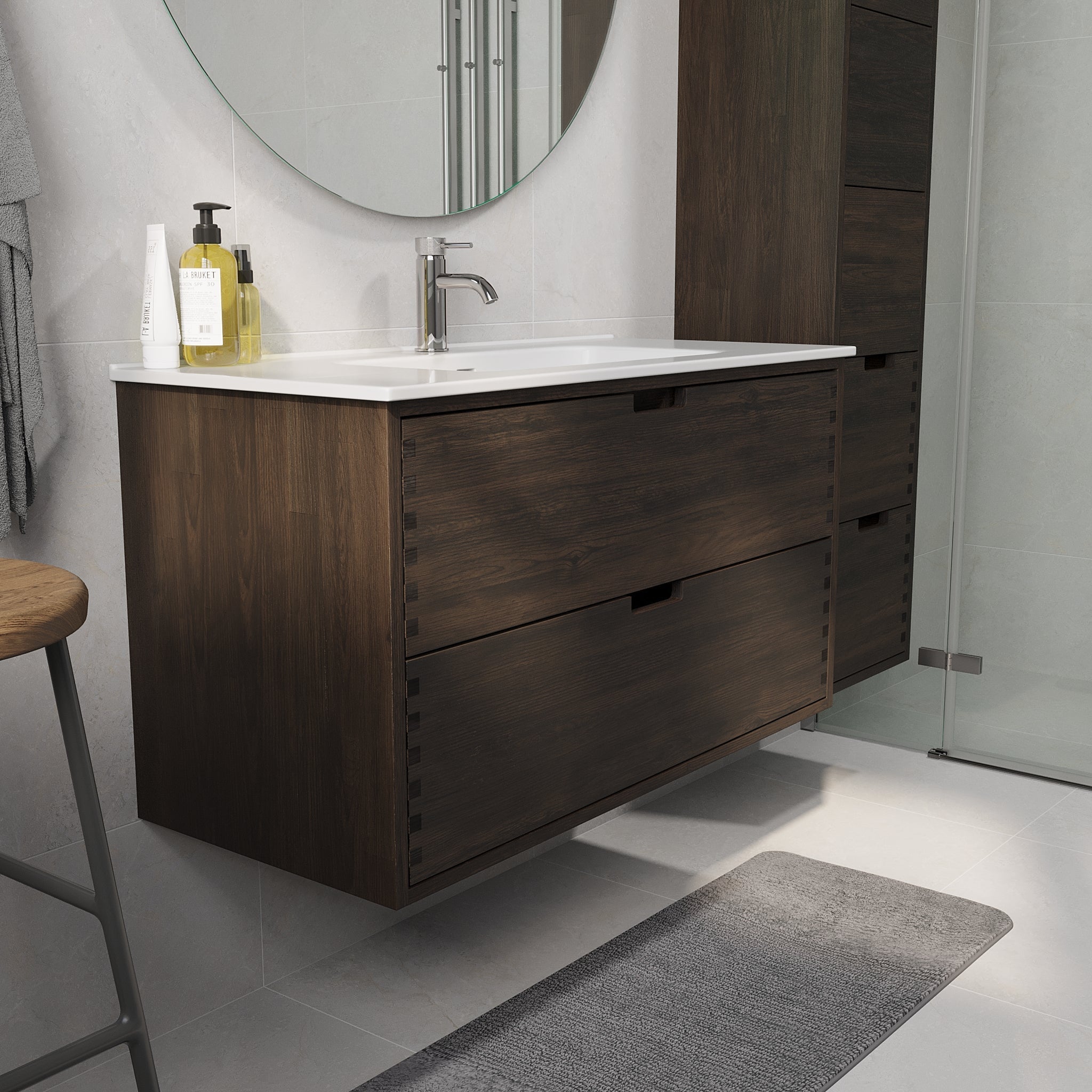 Gribskov, Furniture Set - Code, Oak Black - 80 cm - MASTERSTORE - 8595677199574 - Furniture Set - Code - 96 - 080 - 54 - 82 - 40 - 8595677199574