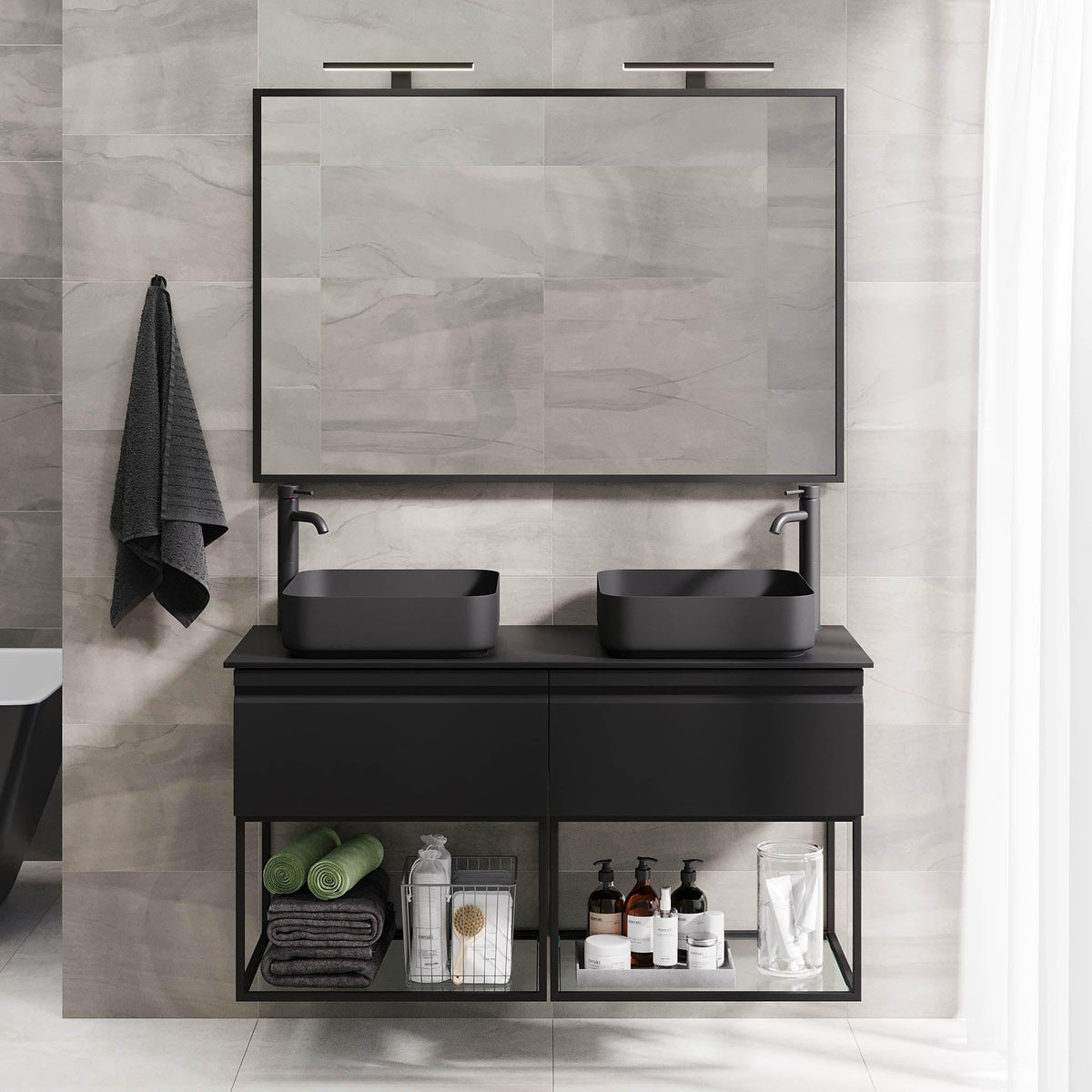 Kvalsund, Furniture Set - Code, Black Mat - 120 cm - MASTERSTORE - 8595677152753 - Furniture Set - Code - 89 - 120 - 25 - 02 - 31 - 8595677152753