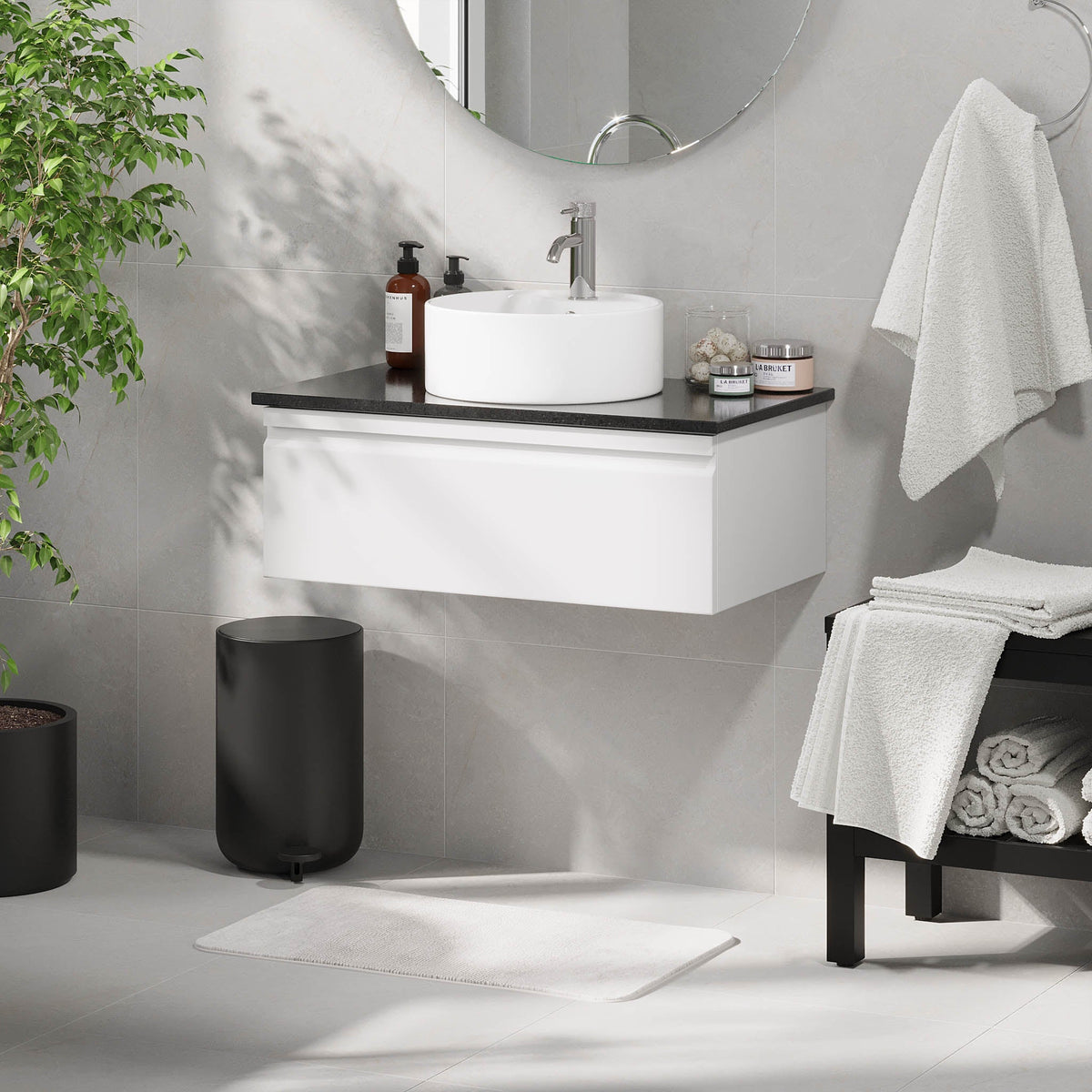 Mirage, Furniture Set - Code, White Mat - 100 cm - MASTERSTORE - 8595677192629 - Furniture Set - Code - 89 - 100 - 03 - 01 - 41 - 8595677192629