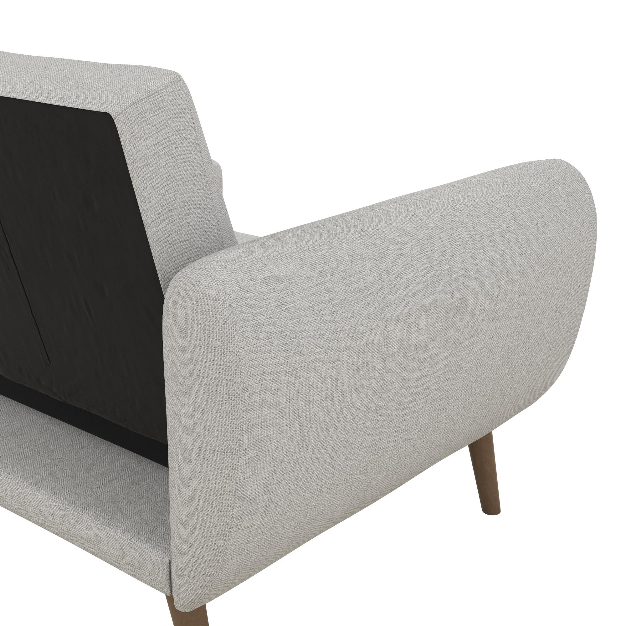 Brittany 3 Seater Sofa Bed with Chaise, Light Grey - MASTERSTORE - - Sovesofaer - 2275429N -