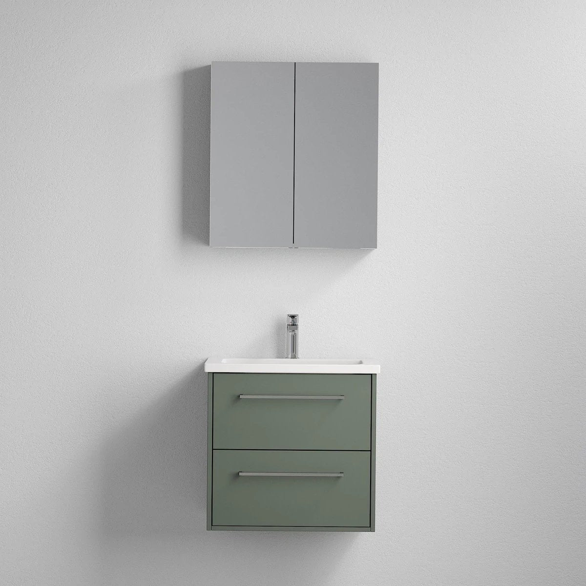 Morgedal, Mirror Cabinet, Green Mat - 60 cm - MASTERSTORE - 8595677116496 - Mirror Cabinet - 02 - 060 - 52 - 05 - 00 - 8595677116496