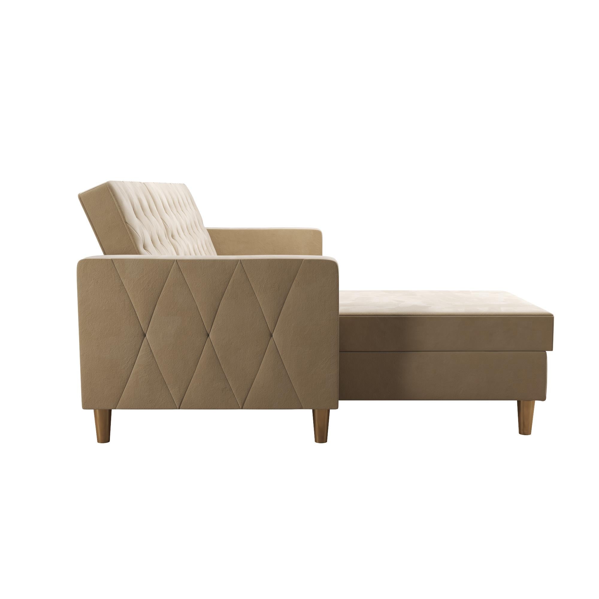 Live 3 - sits bäddsoffa med schäslong, Vit - Bäddsoffor - Live 3 Seater Sofa Bed with Chaise, White - MASTERSTORE - Sofa beds - 2352379CL -