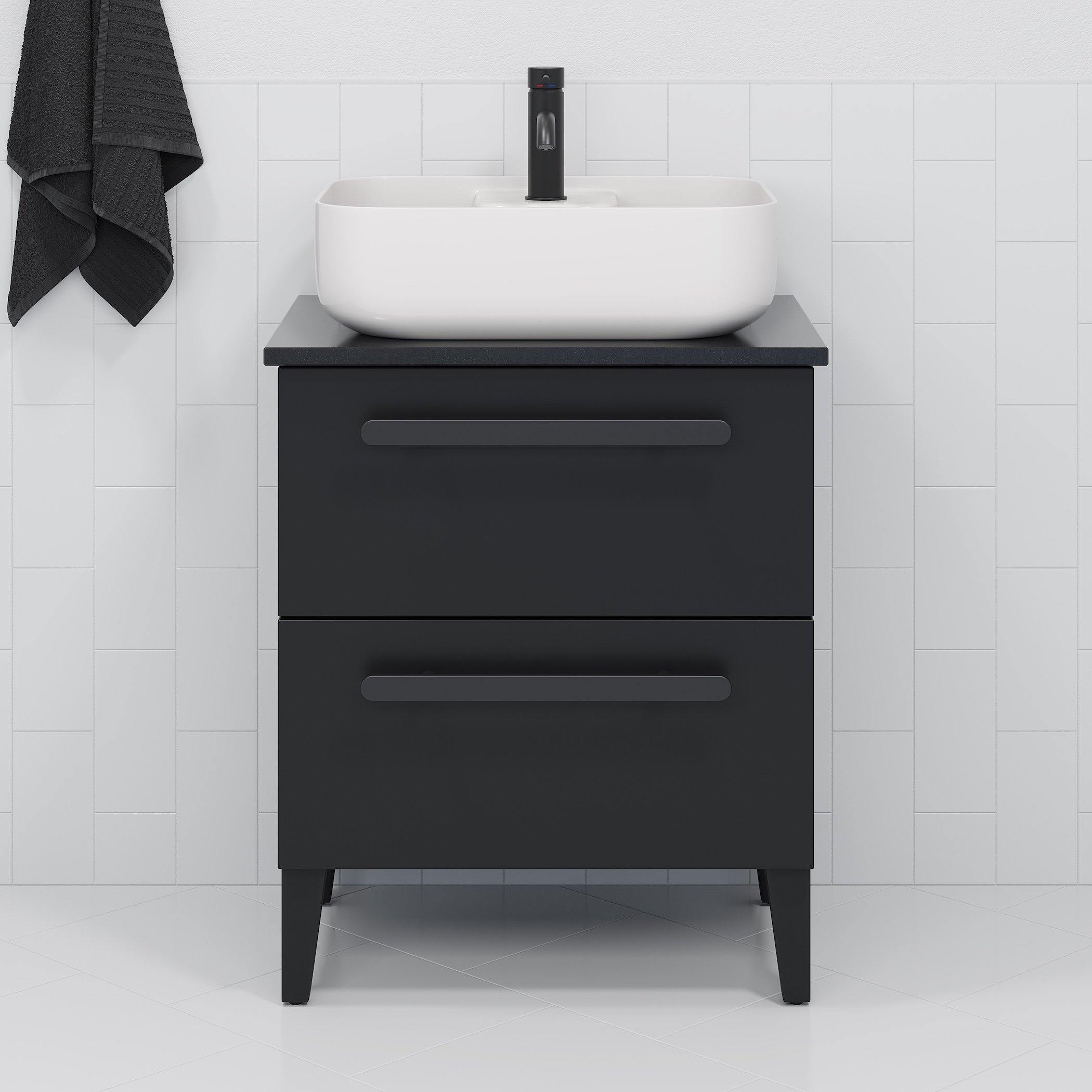 Fristående Tvättställ Kristiansand, Vitt - Handfat - _usp:10_year_warranty.svg:10 ÅRS GARANTI, _vendor:bda-living.png, Fritstående håndvaske, Håndvask, Vit - HomeTomato Sweden