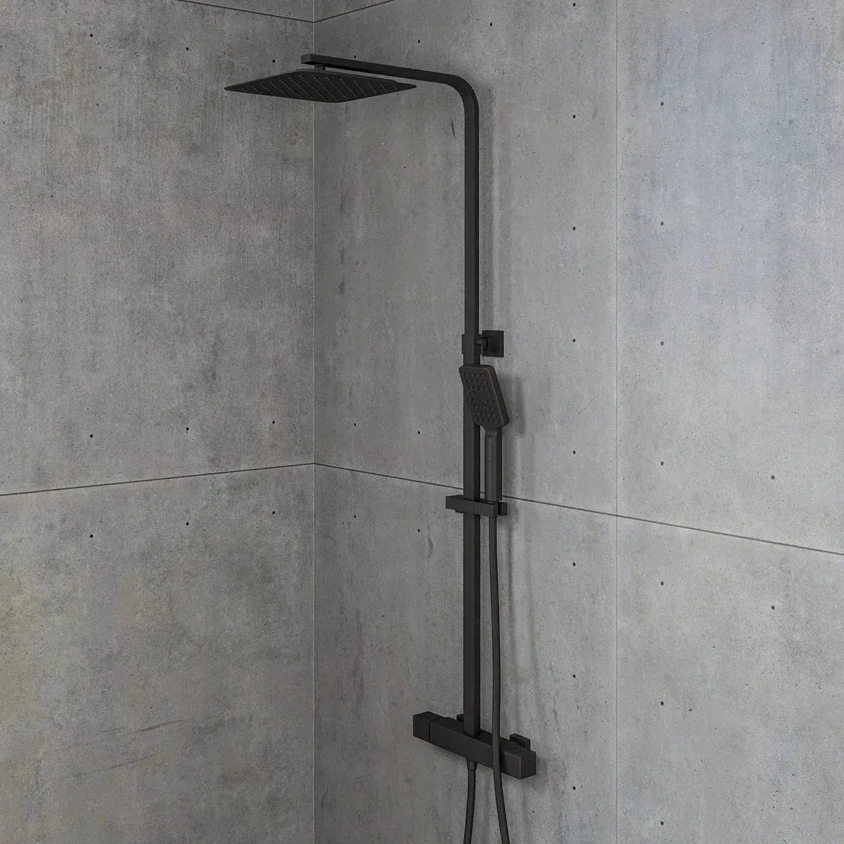 Næsby Takduschset m/Termostat blandare och 25 cm takdusch, 150 C/C