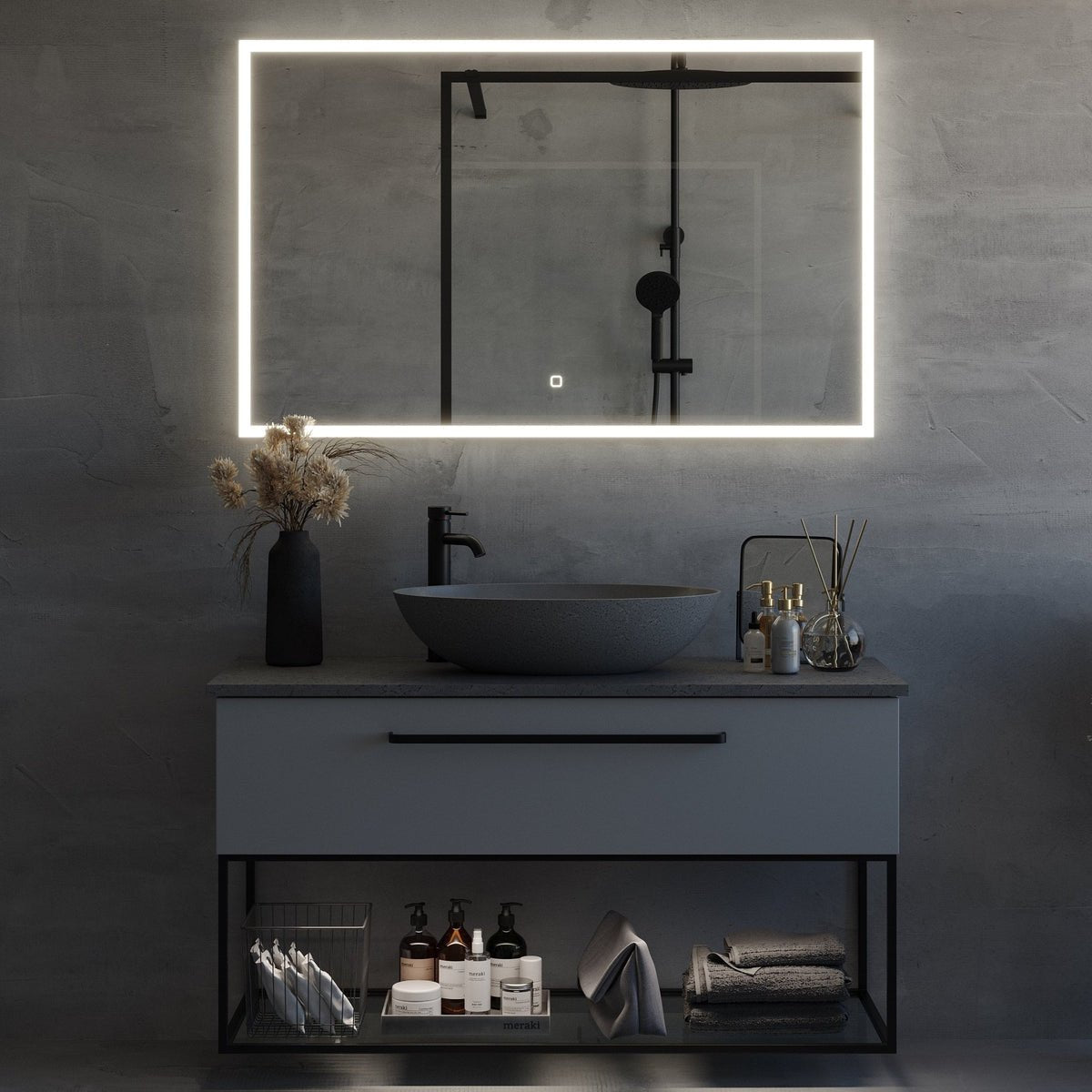 Viggja Compact Badrumsmöbel, Vit Matt