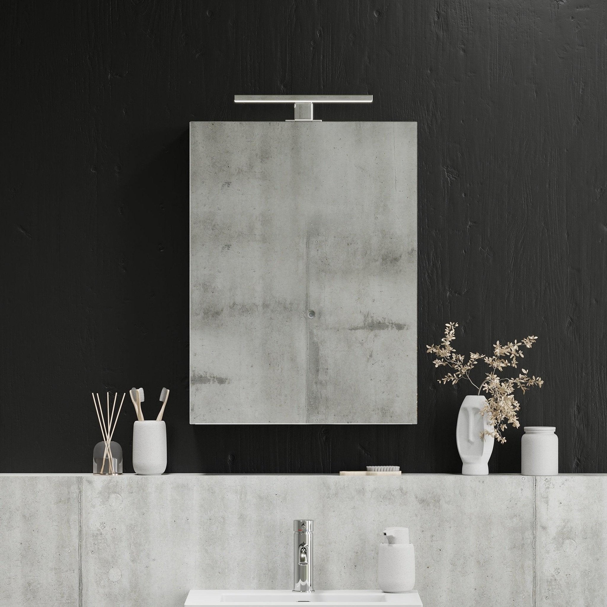 Morgedal, Mirror Cabinet, White Mat - 100 cm - MASTERSTORE - 8595677134988 - Mirror Cabinet - 02 - 100 - 53 - 01 - 00 - 8595677134988