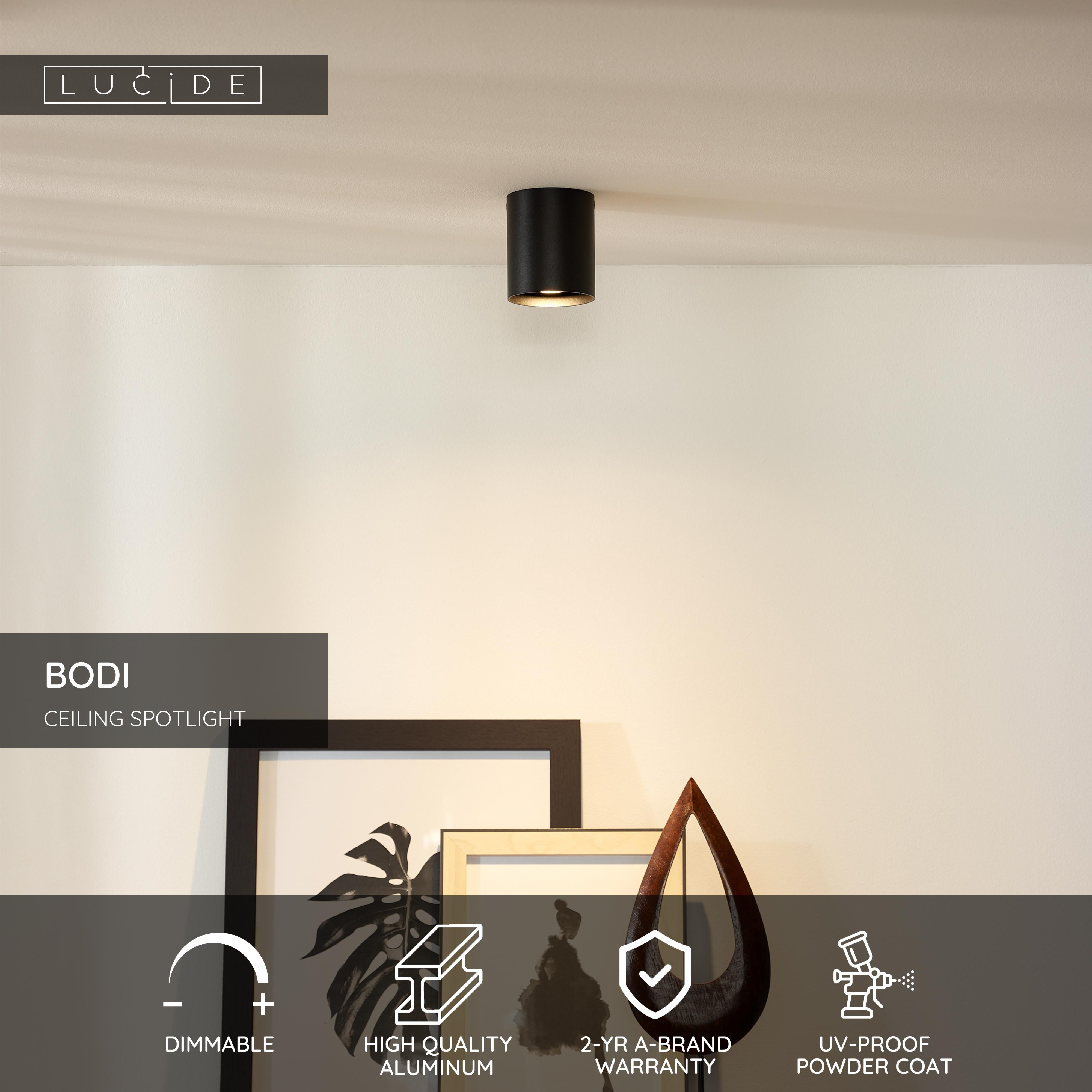 Bodi, taklampa, svart – 8 cm