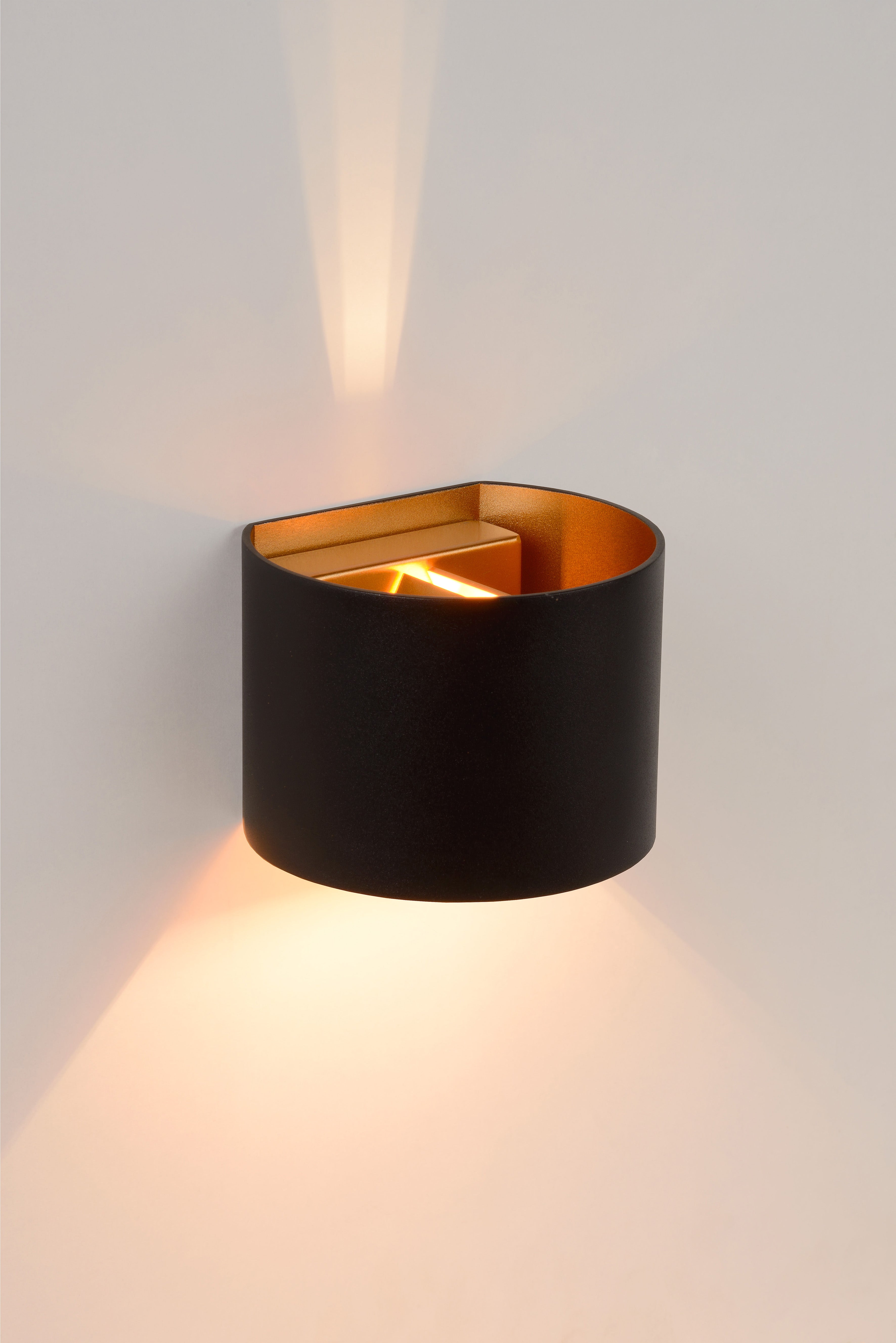 Xio, Väggbelysning, Svart - 13 cm