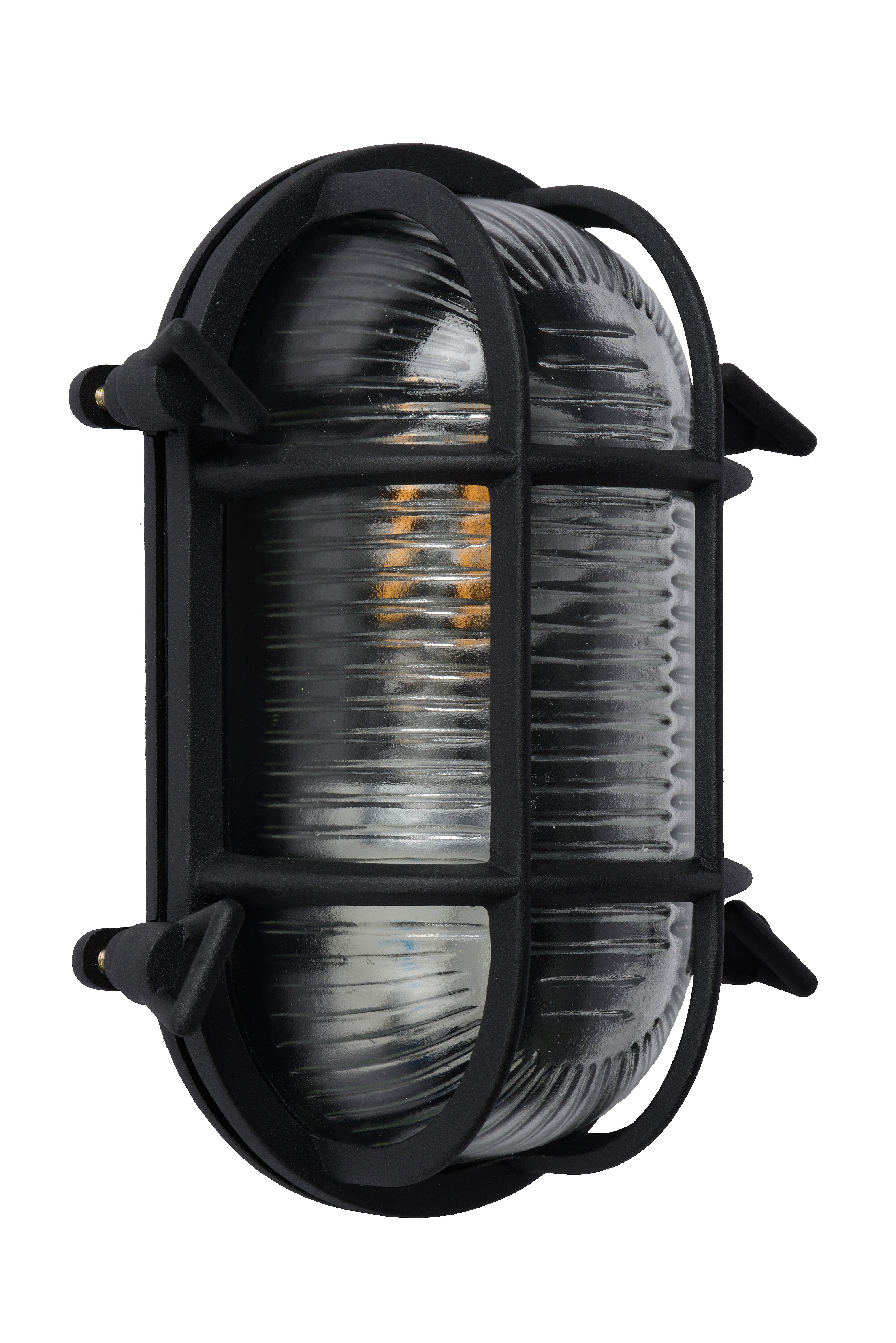Dudley, utomhusväggbelysning, svart - 11 cm