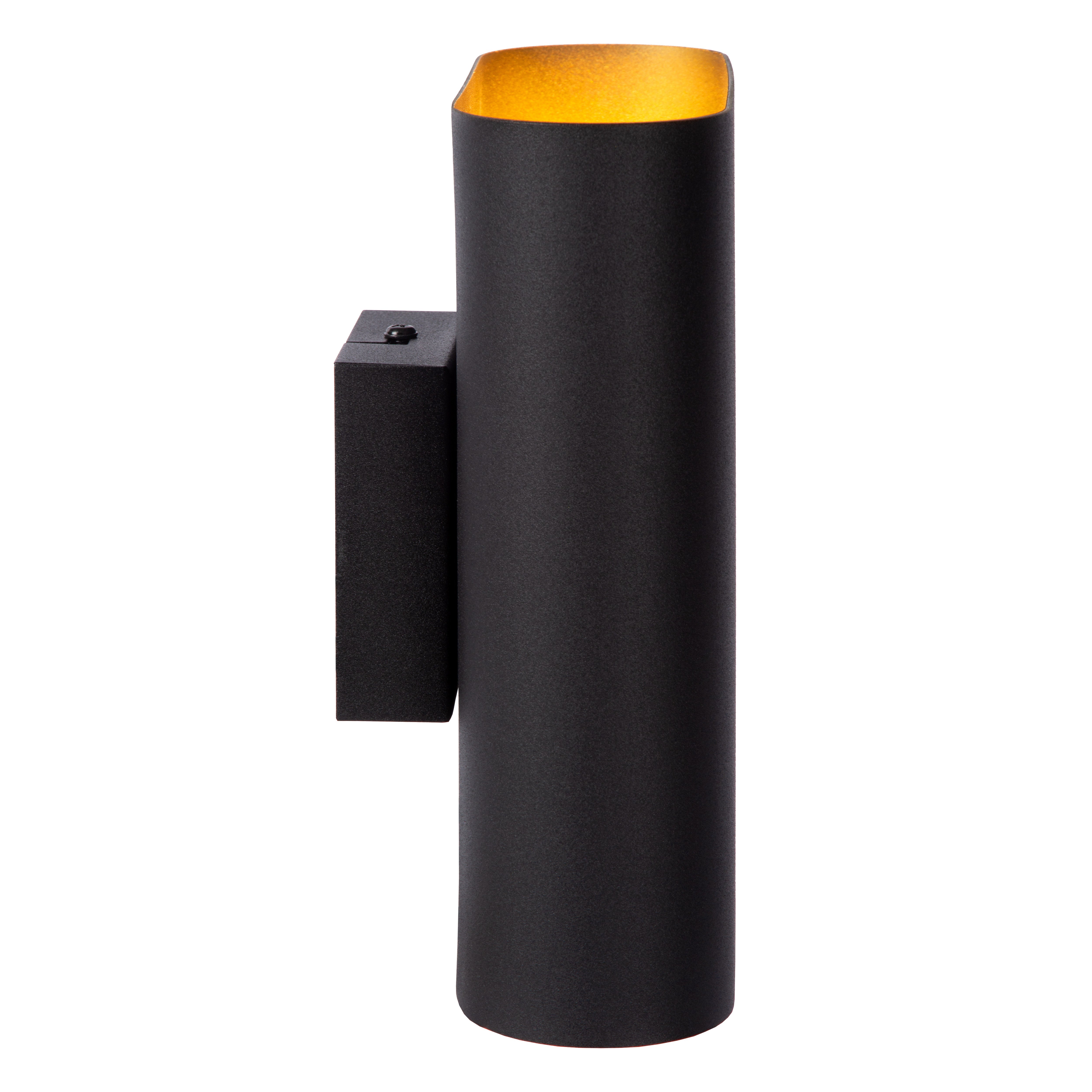 Ovalis, Vägglampor, Svart - 8 cm