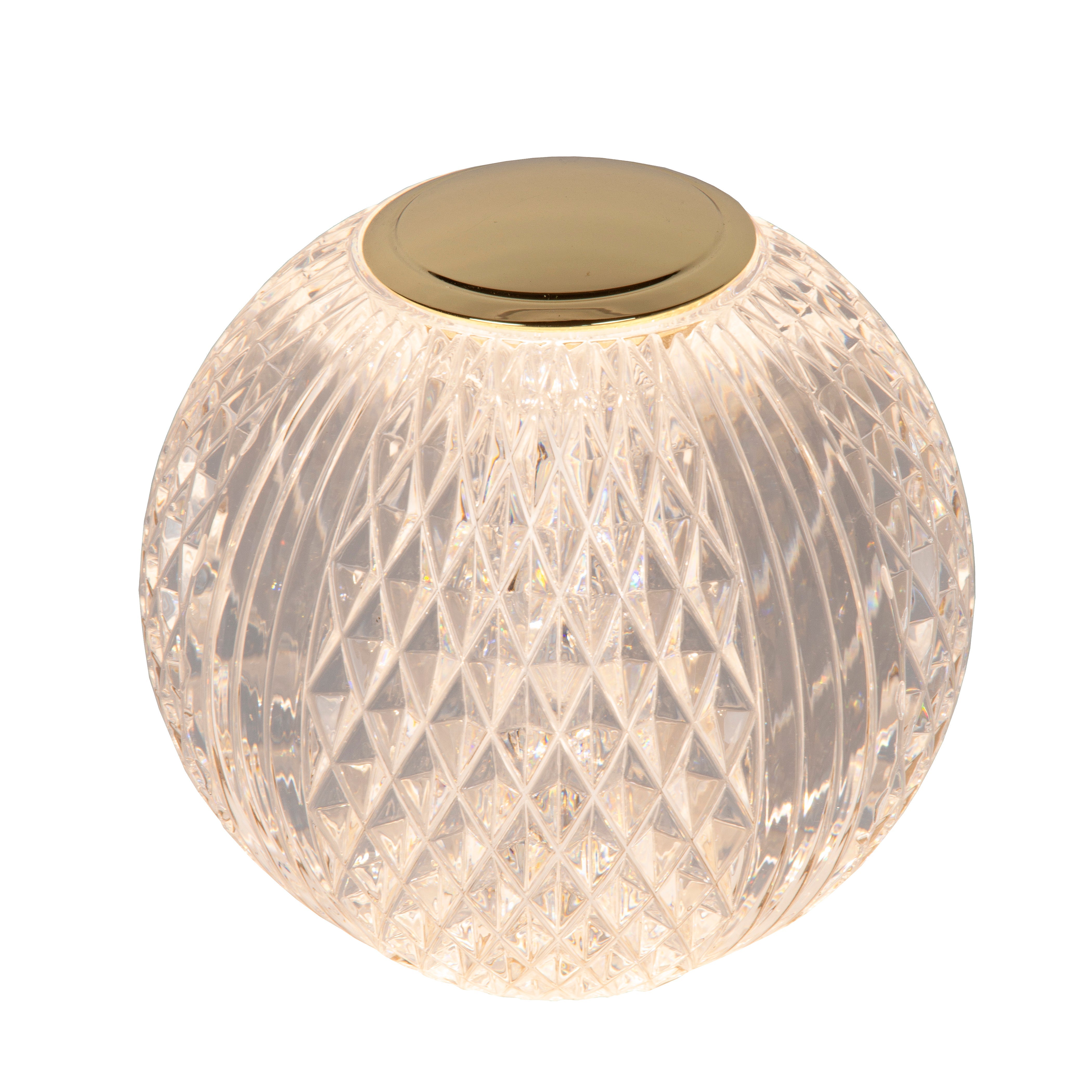 Cintra, bordslampa, transparent - 9 cm