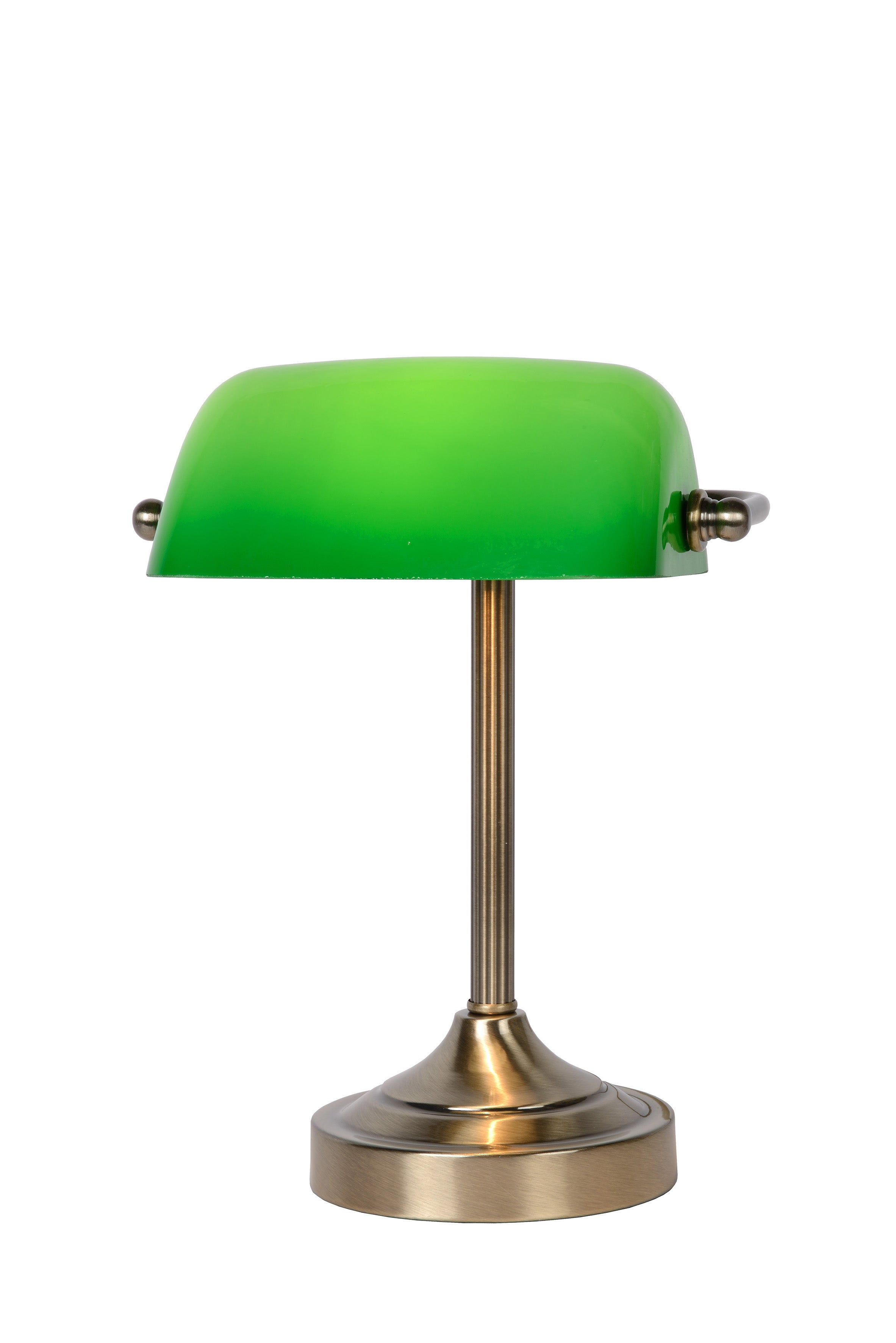 Banker, skrivbordslampa, brons - 11 cm