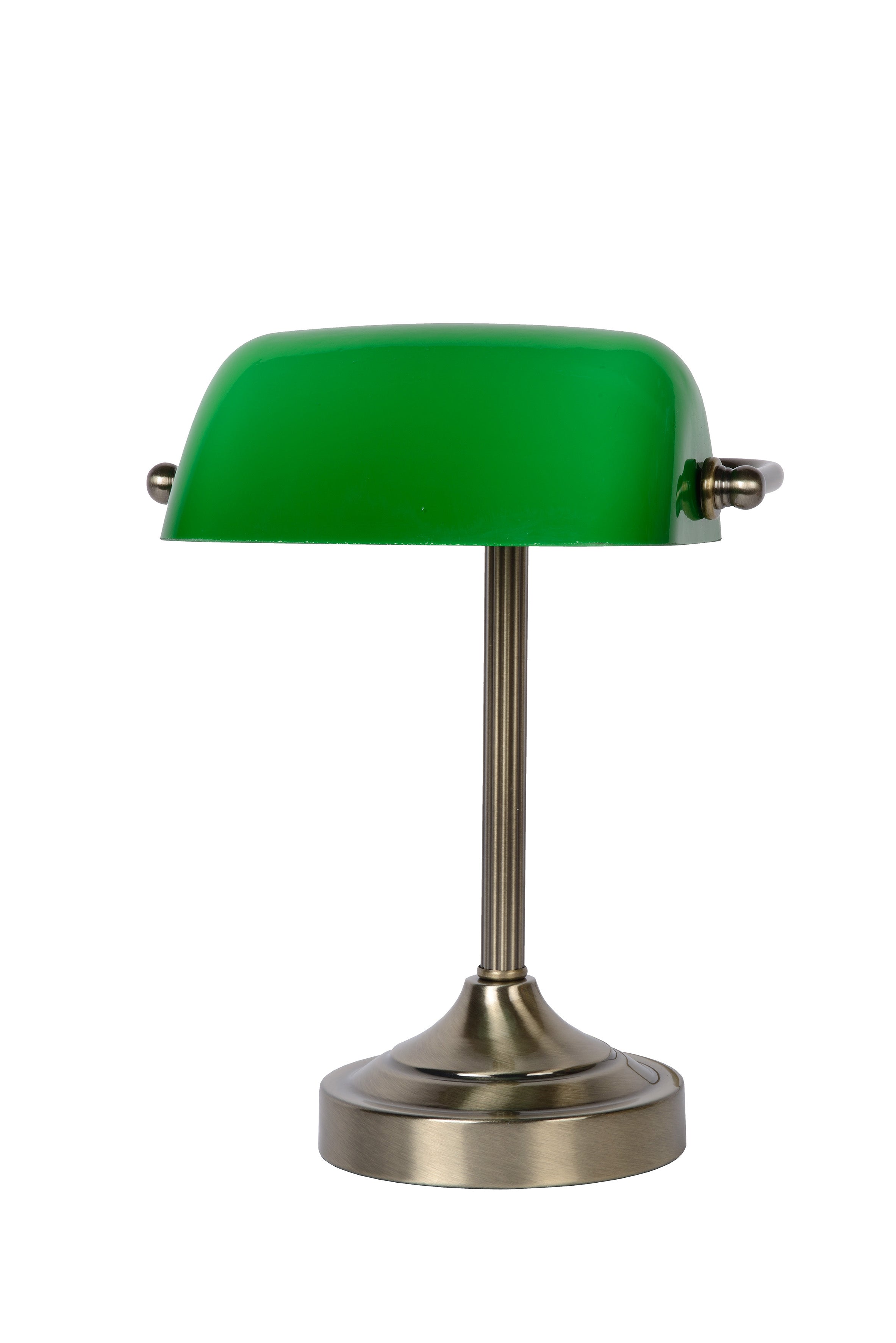 Banker, skrivbordslampa, brons - 11 cm