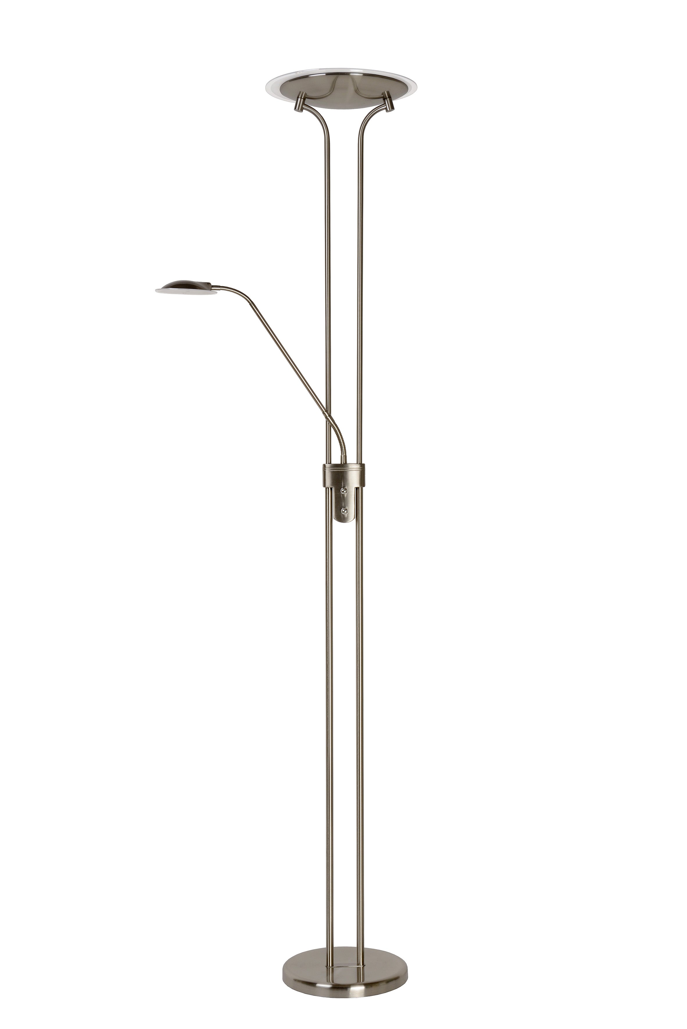 Champion-Led, Golvlampa, Satin Krom - 46 cm