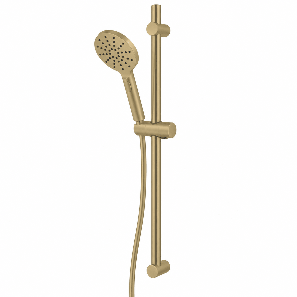 Shower set with shower rail, 3-function hand shower and hose – brushed brass – Dragør - MASTERSTORE - 8595677197884 - Shower set - 30-075-06-70-02 - 8595677197884