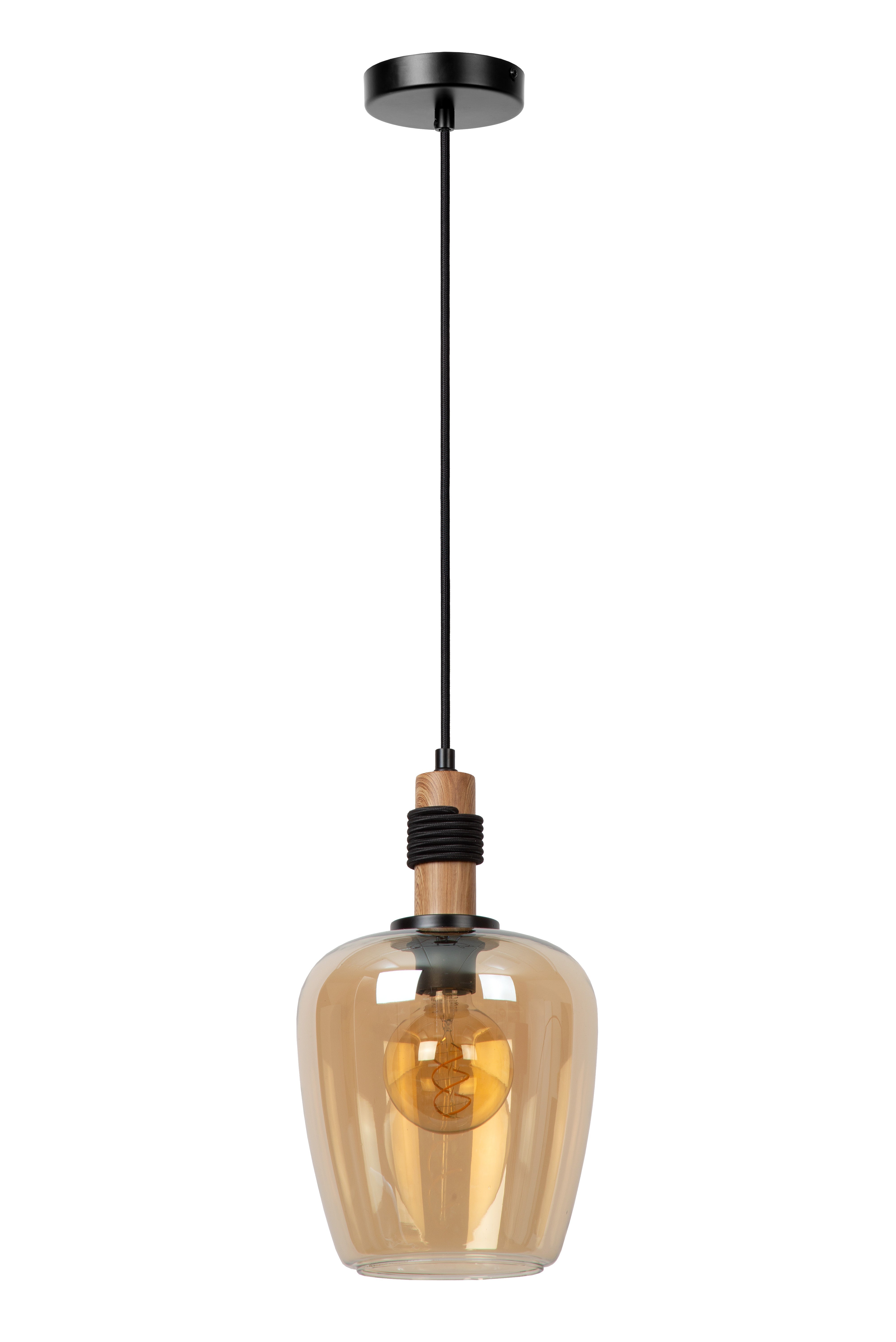 Ilona, Pendellampa, Bärnsten - 22 cm