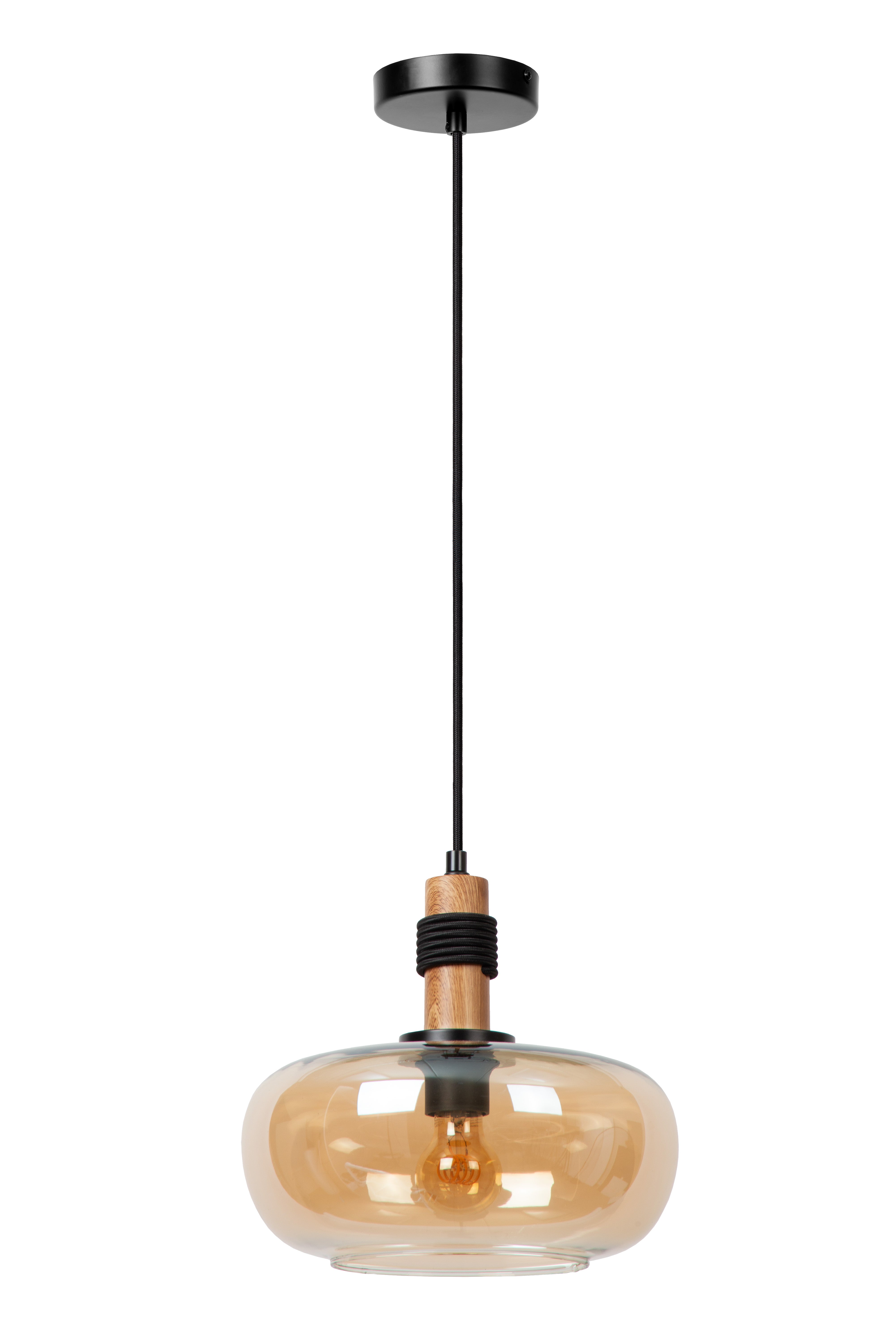 Ilona, Taklampa, Amber - 30 cm