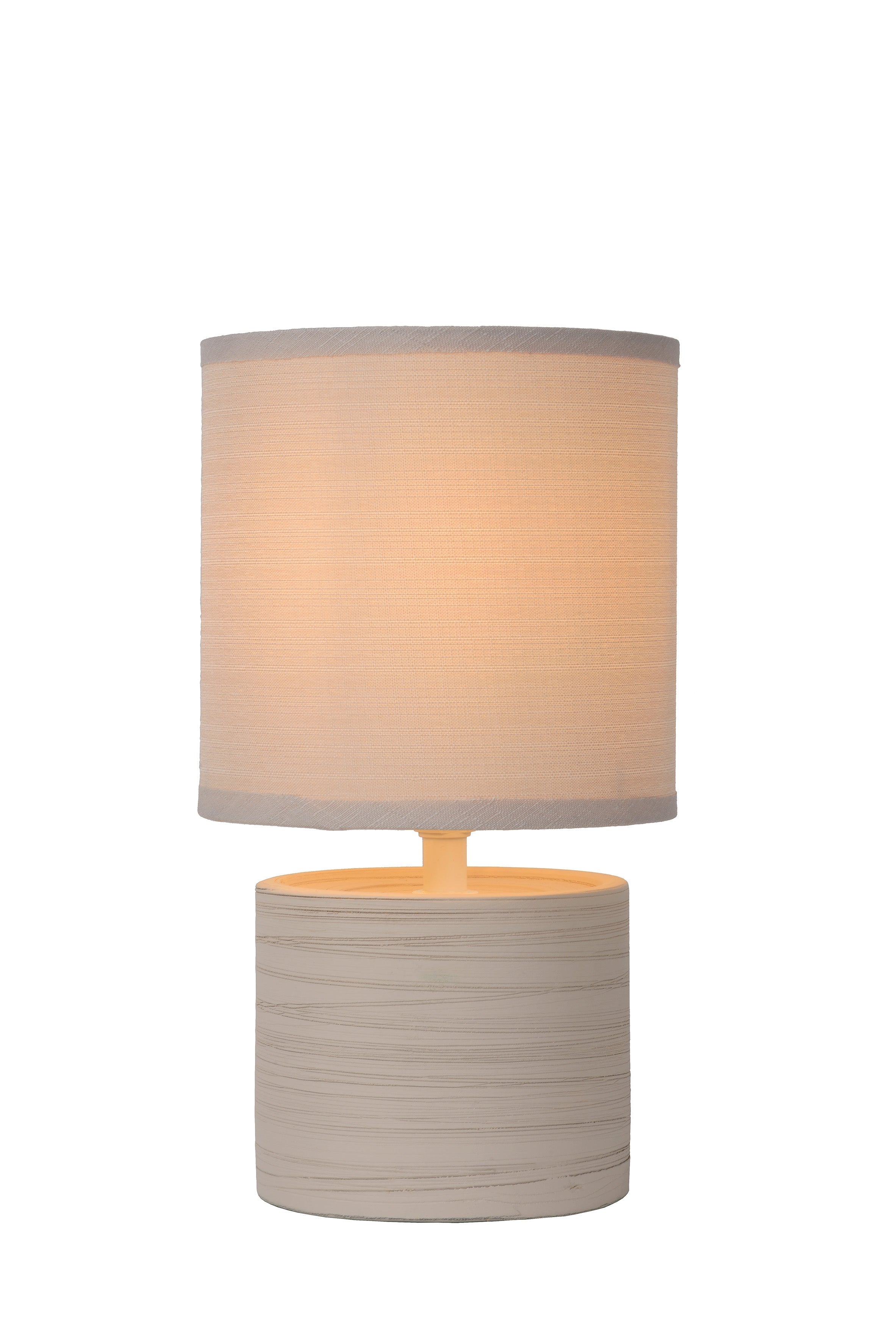Greasby, Bordslampa, Krämfärgad - 14 cm