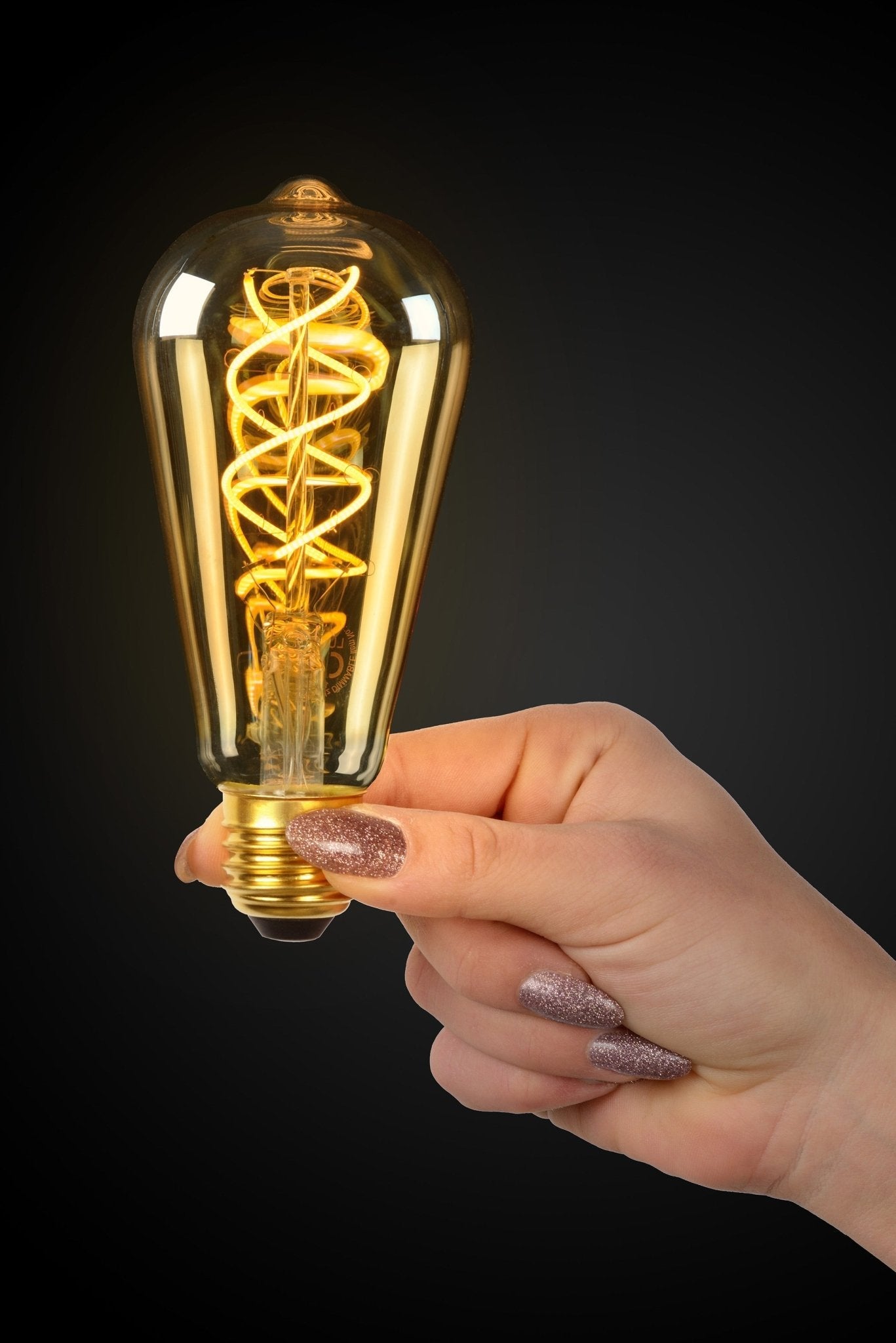 St64, Filament bulb, Amber - 6,4 cm - MASTERSTORE - 5411212491060 - Light Bulbs - 49034/05/62 - 5411212491060