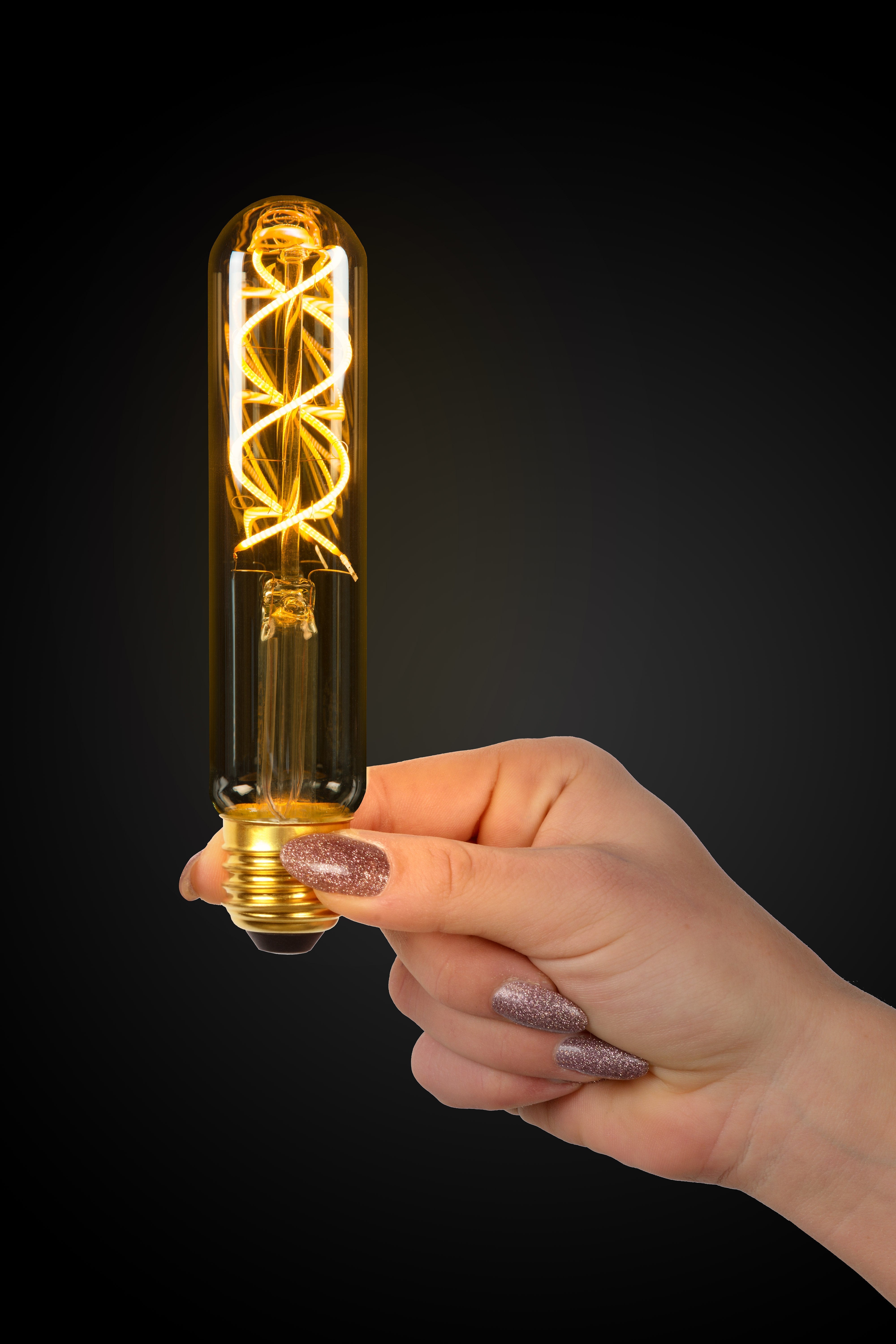T32, Glödlampslampa, Amber - 3 cm