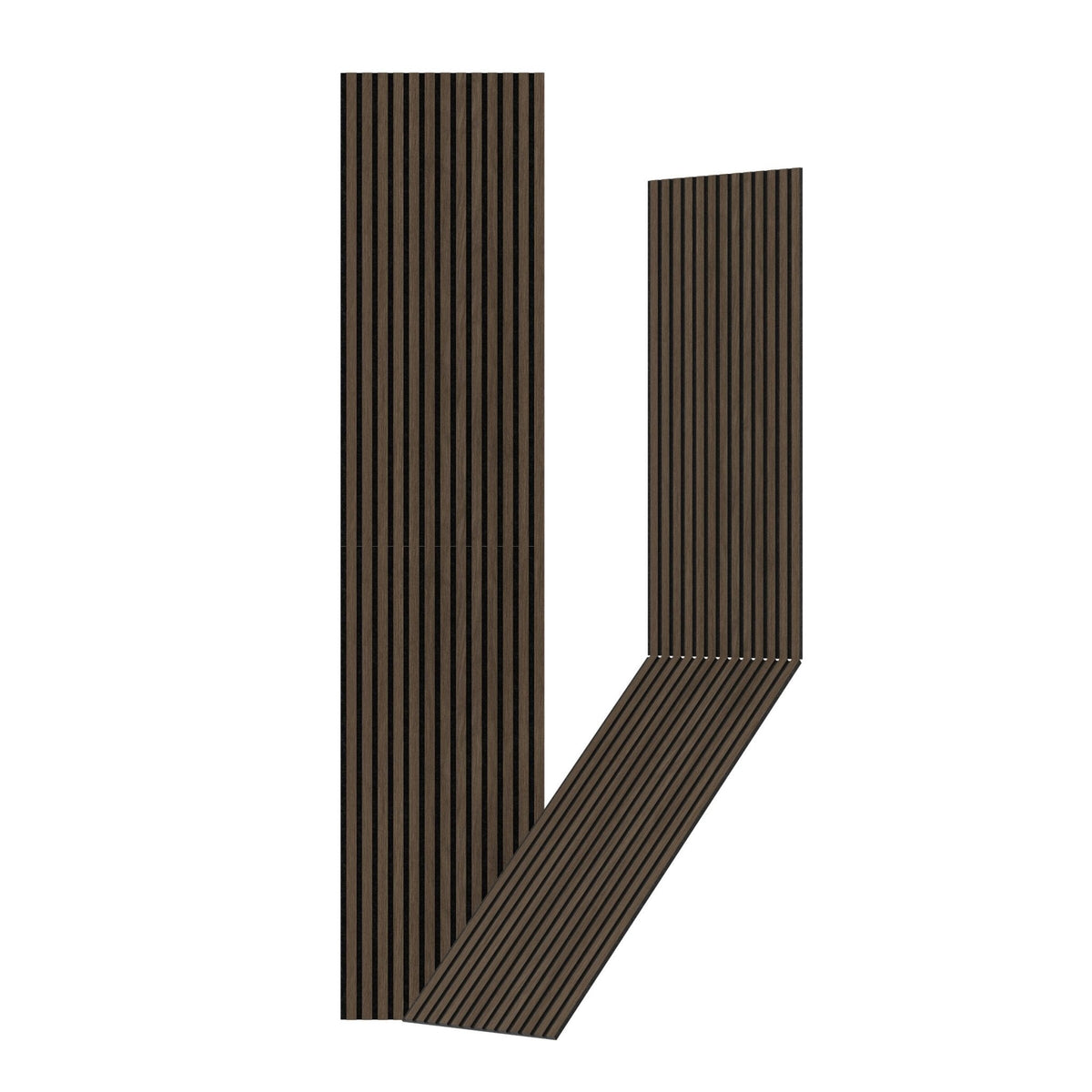 Acoustic Panel 240 x 52 cm - 12 mm - Walnut - Vasahamn - MASTERSTORE - 8595677198881 - Acoustic panels - 54-240-01-84-12 - 8595677198881