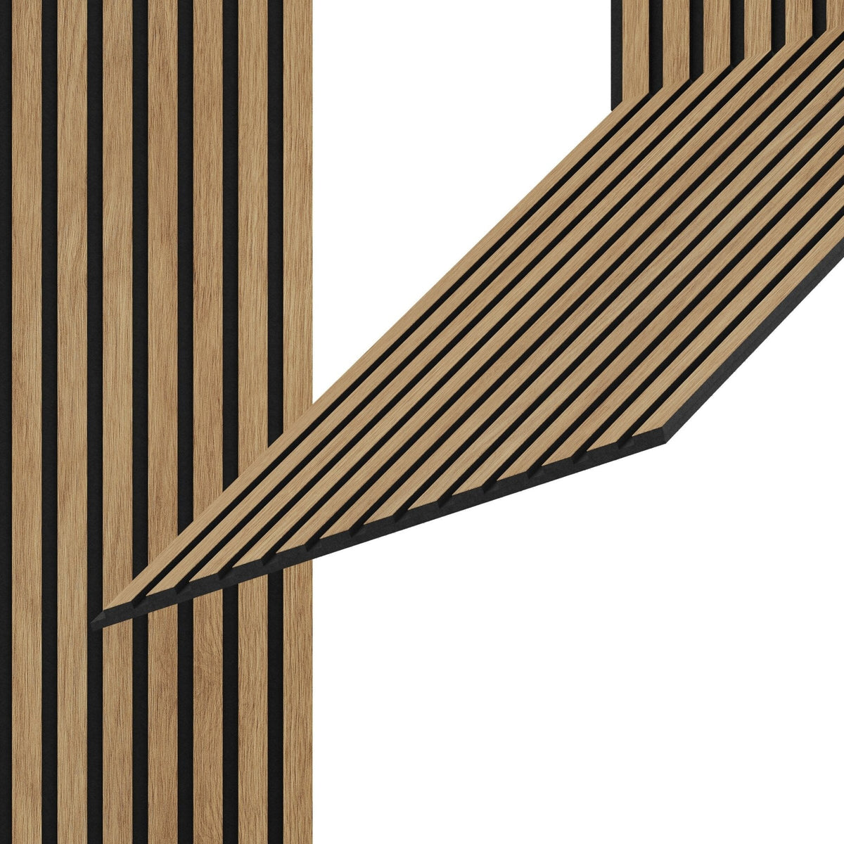 Acoustic Panel 240 x 52 cm - 12 mm - Oiled Oak - Vasahamn - MASTERSTORE - 8595677198898 - Acoustic panels - 54-240-01-91-12 - 8595677198898
