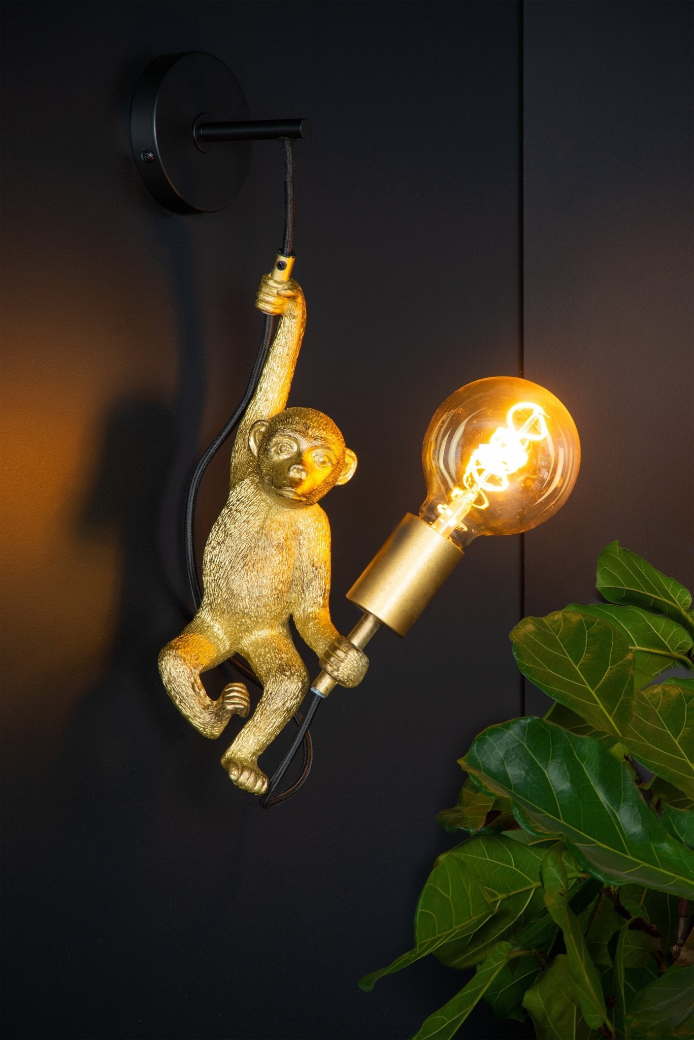 Extravaganza Chimp, Vägglampor, Svart - 14 cm - Vägglampor - Extravaganza Chimp, Vägglampor, Svart - 14 cm - 