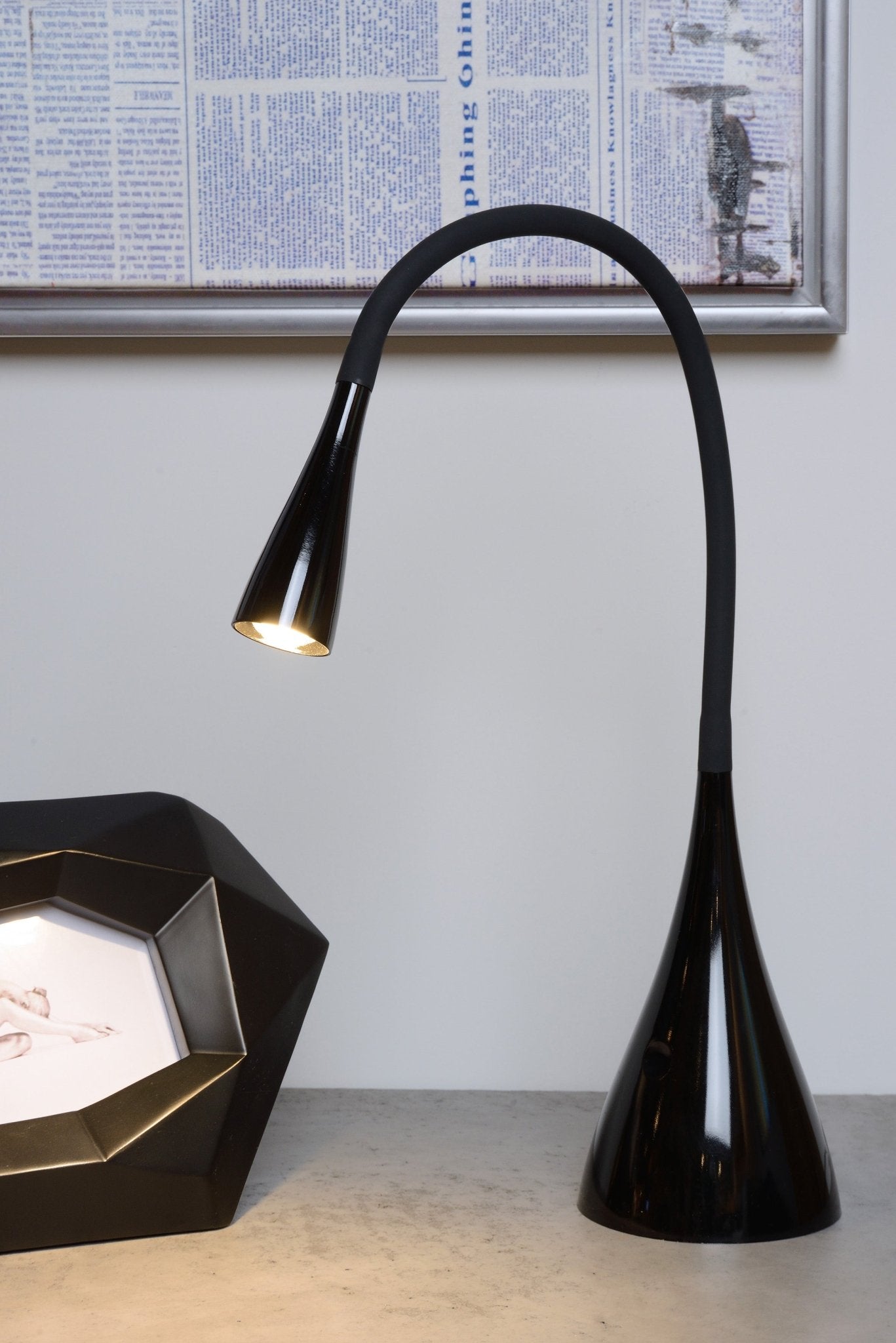 Zozy, skrivbordslampa, svart - 11,2 cm - Bordslampor - Zozy, skrivbordslampa, svart - 11,2 cm - 