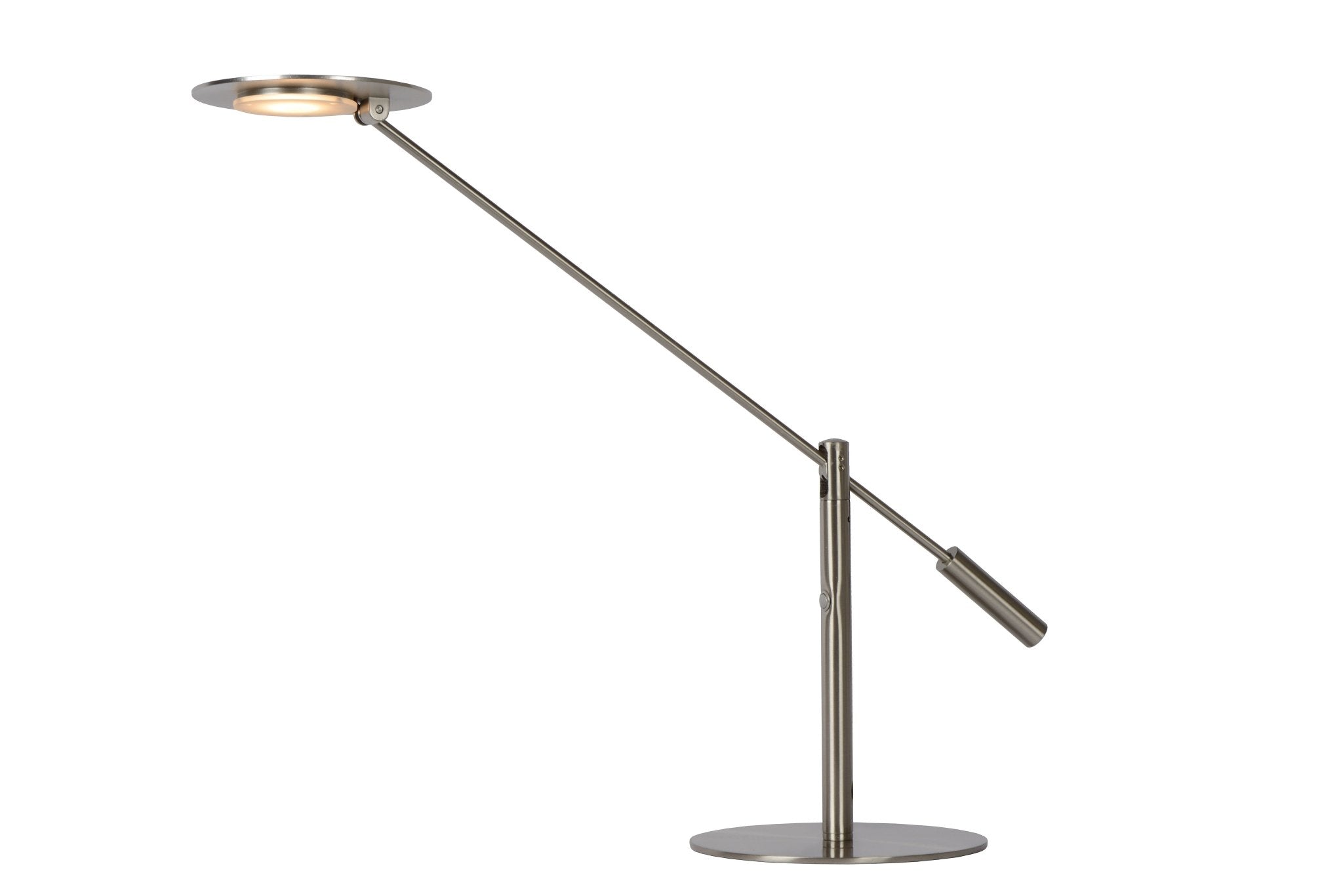 Anselmo, skrivbordslampa, satin - krom - 18 cm - Bordslampor - Anselmo, skrivbordslampa, satin - krom - 18 cm - 