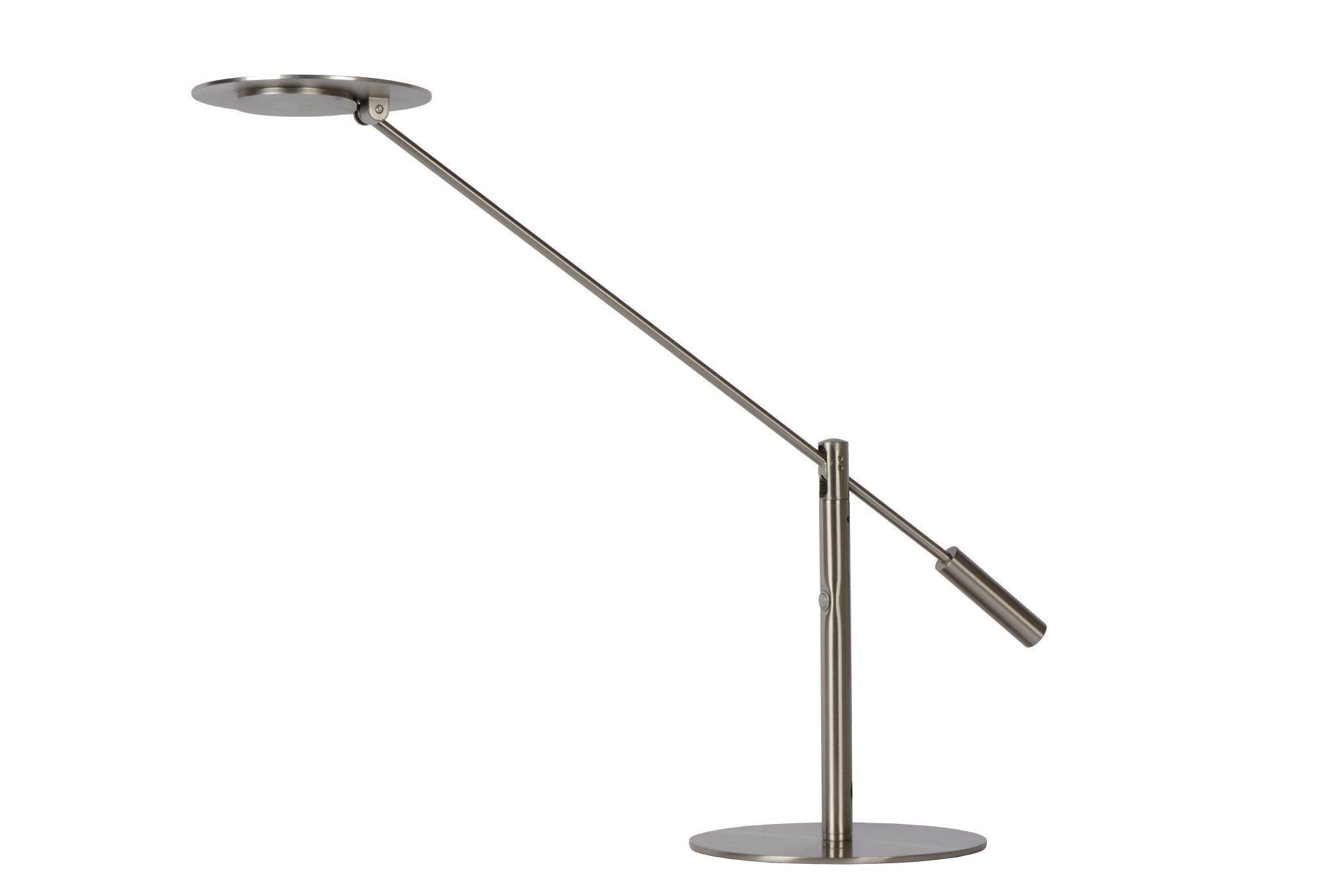 Anselmo, skrivbordslampa, satin - krom - 18 cm - Bordslampor - Anselmo, skrivbordslampa, satin - krom - 18 cm - 
