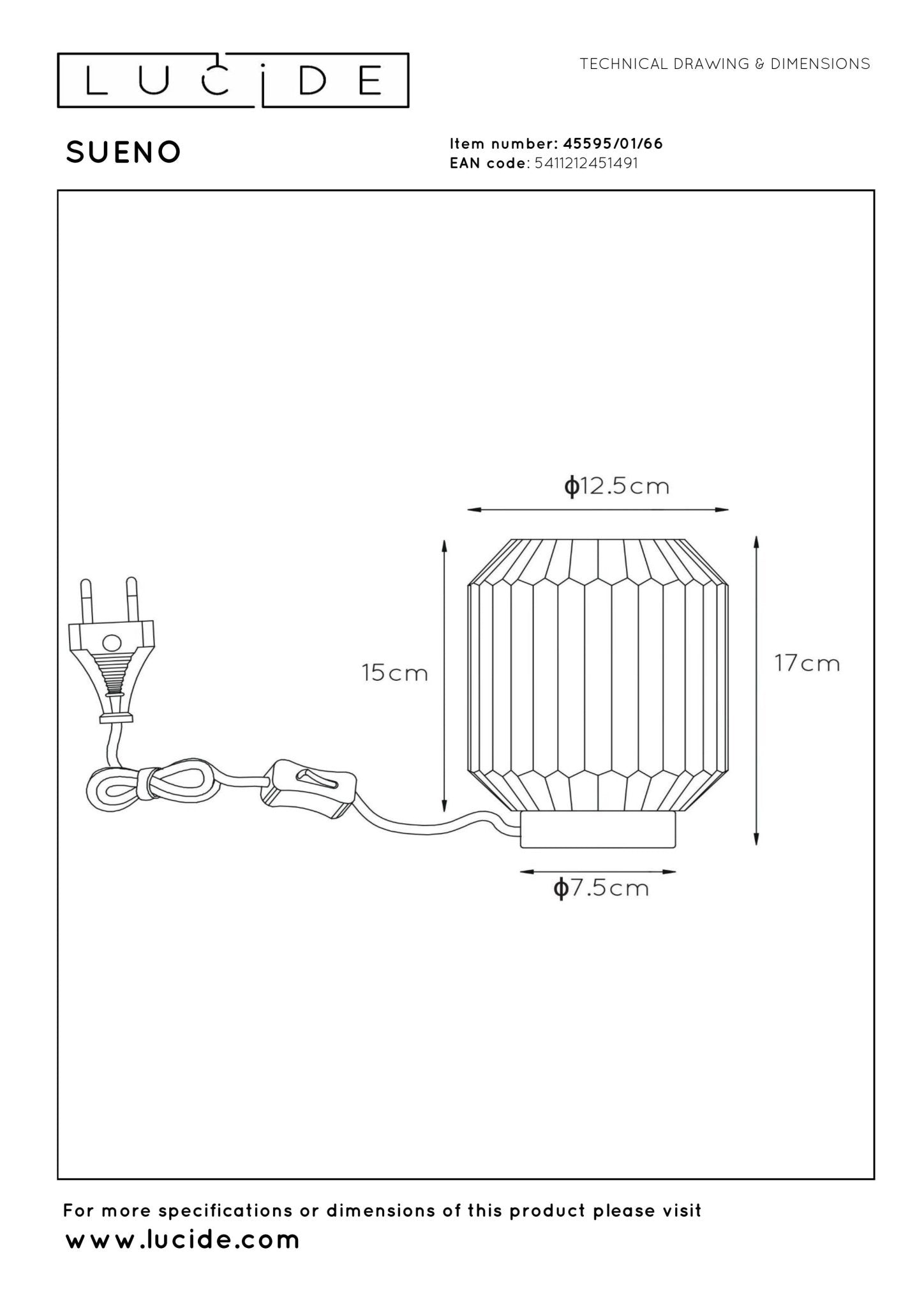 Sueno, bordslampa, rosa - 13 cm - Bordslampor - Sueno, bordslampa, rosa - 13 cm - 